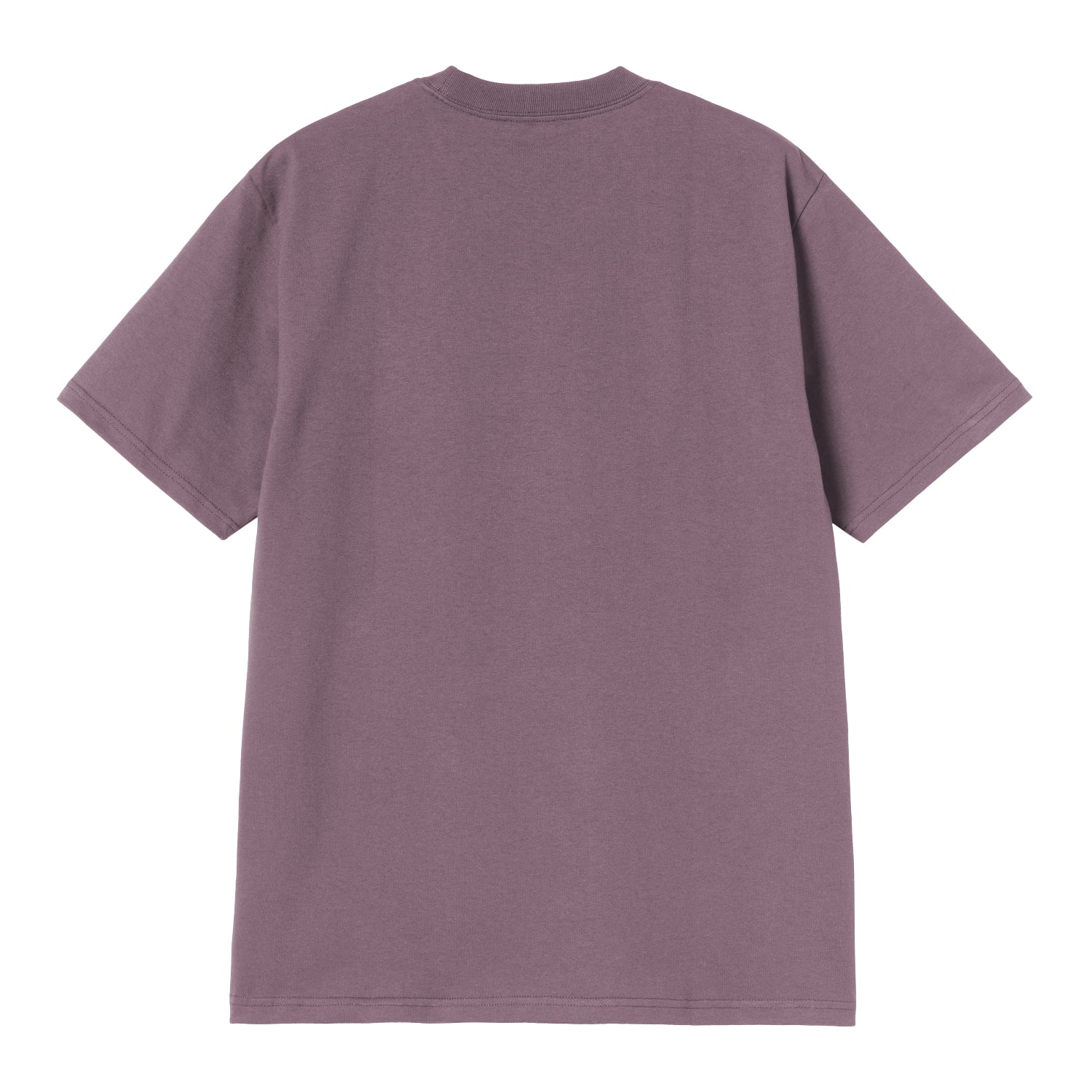 S/S University Script T-Shirt - Phlox / White