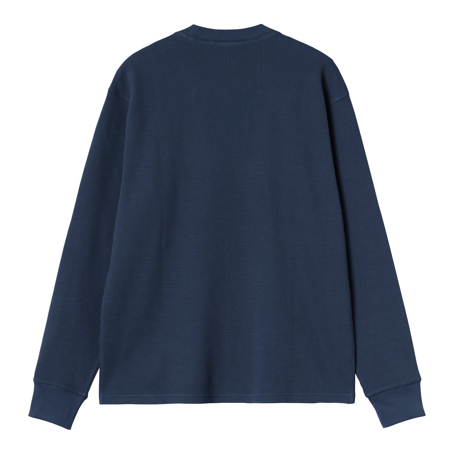 L/S Eightynine Waffle T-Shirt - Jupiter / White