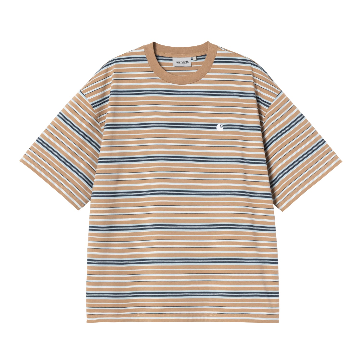 S/S Zane T-Shirt - Zane Stripe, Peanut