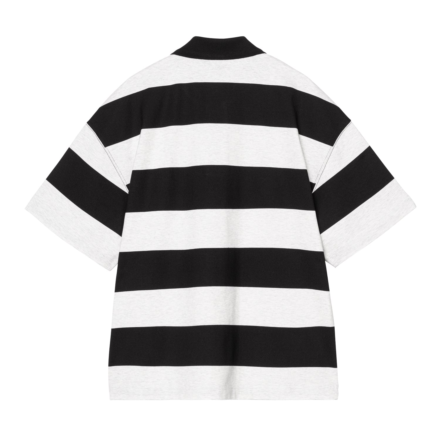 S/S Delray Polo - Delray Stripe, Black