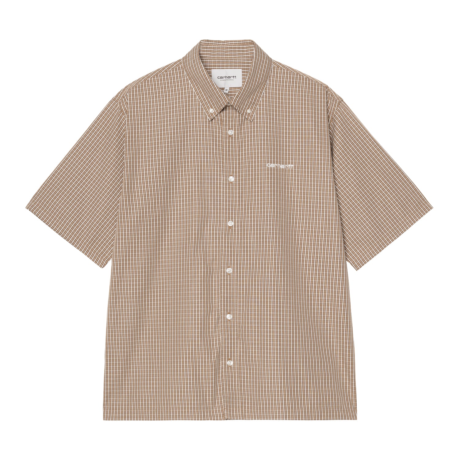 S/S Groff Shirt - Groff Check, Hamilton Brown