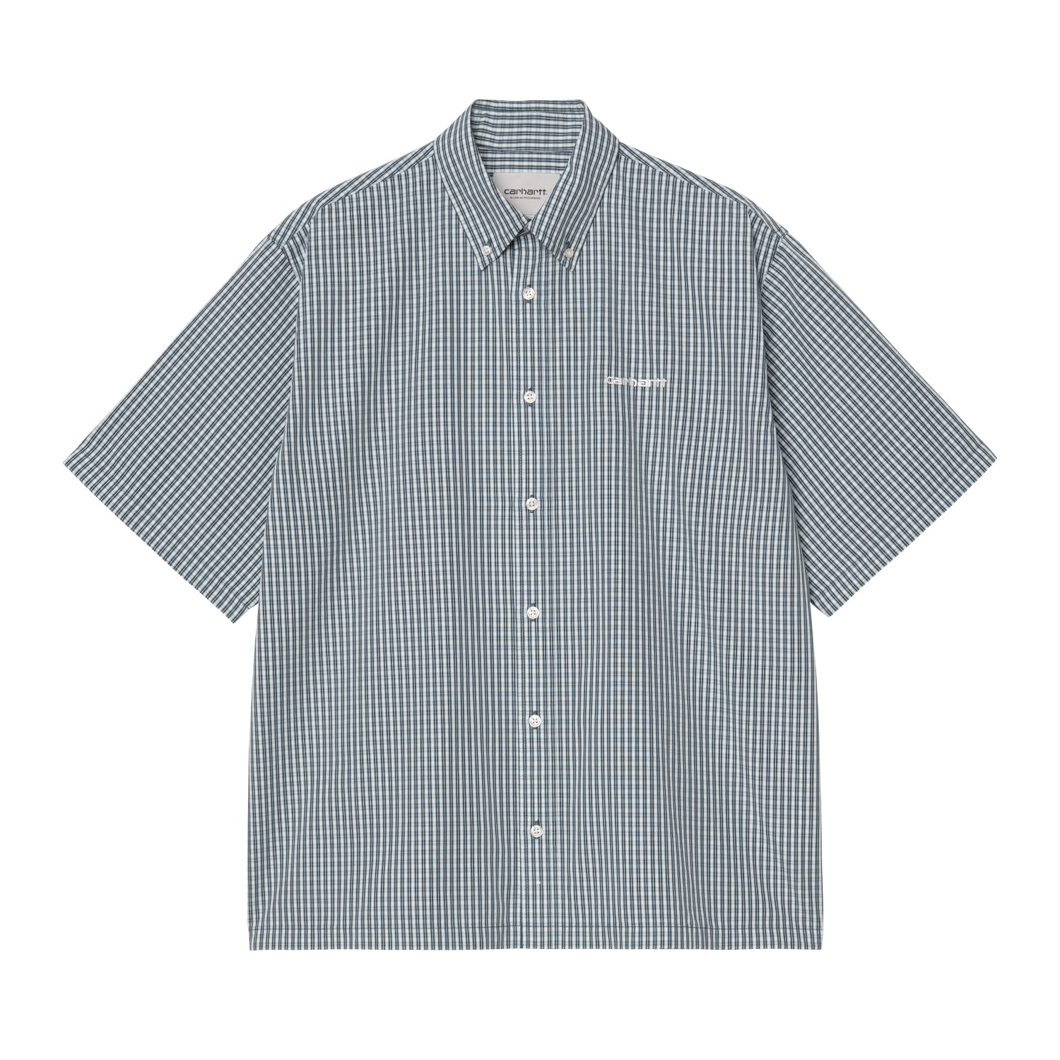 S/S Groff Shirt - Groff Check, Blue River