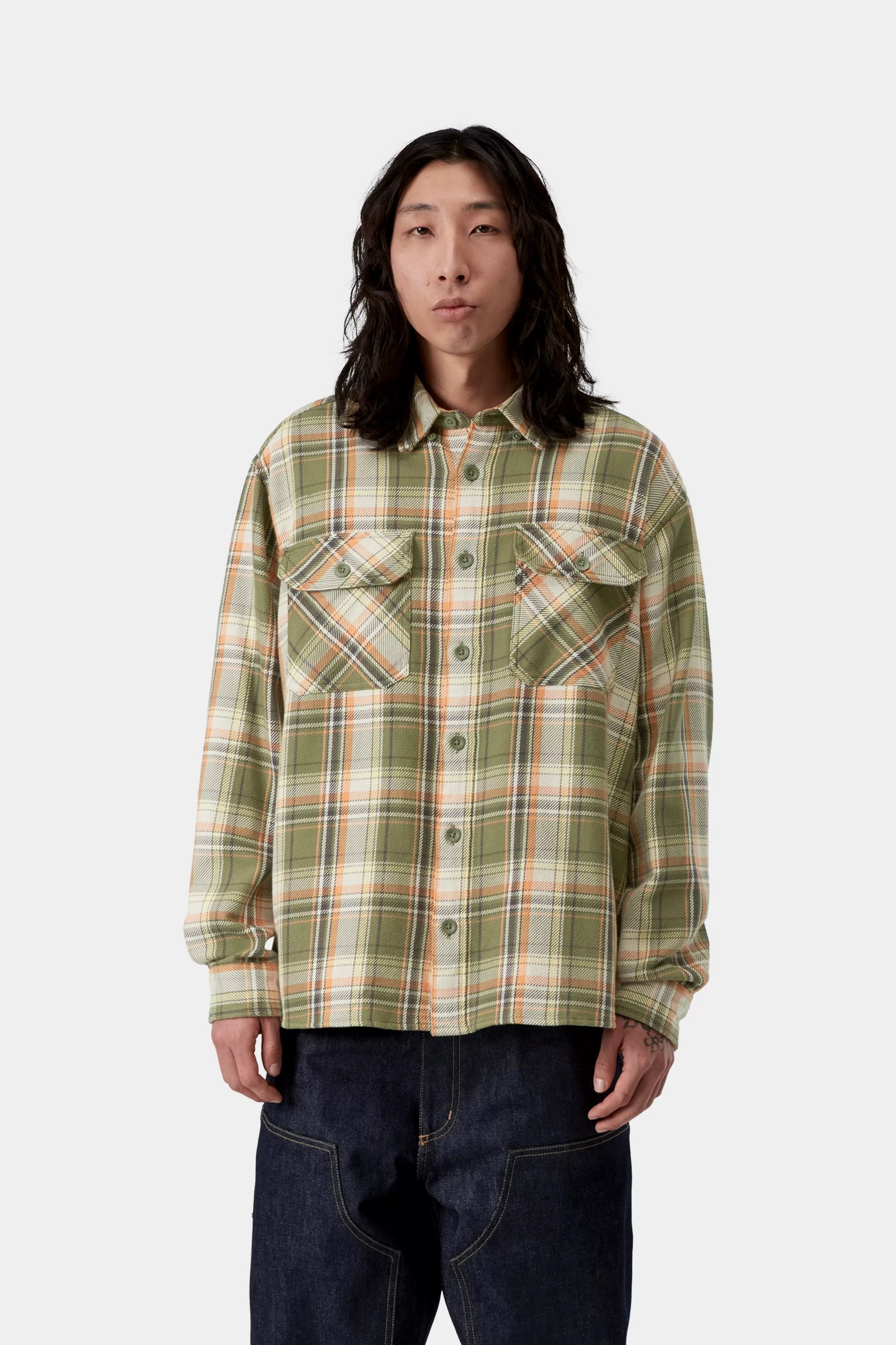 L/S Tunick Shirt - Tunick Check, Dollar Green