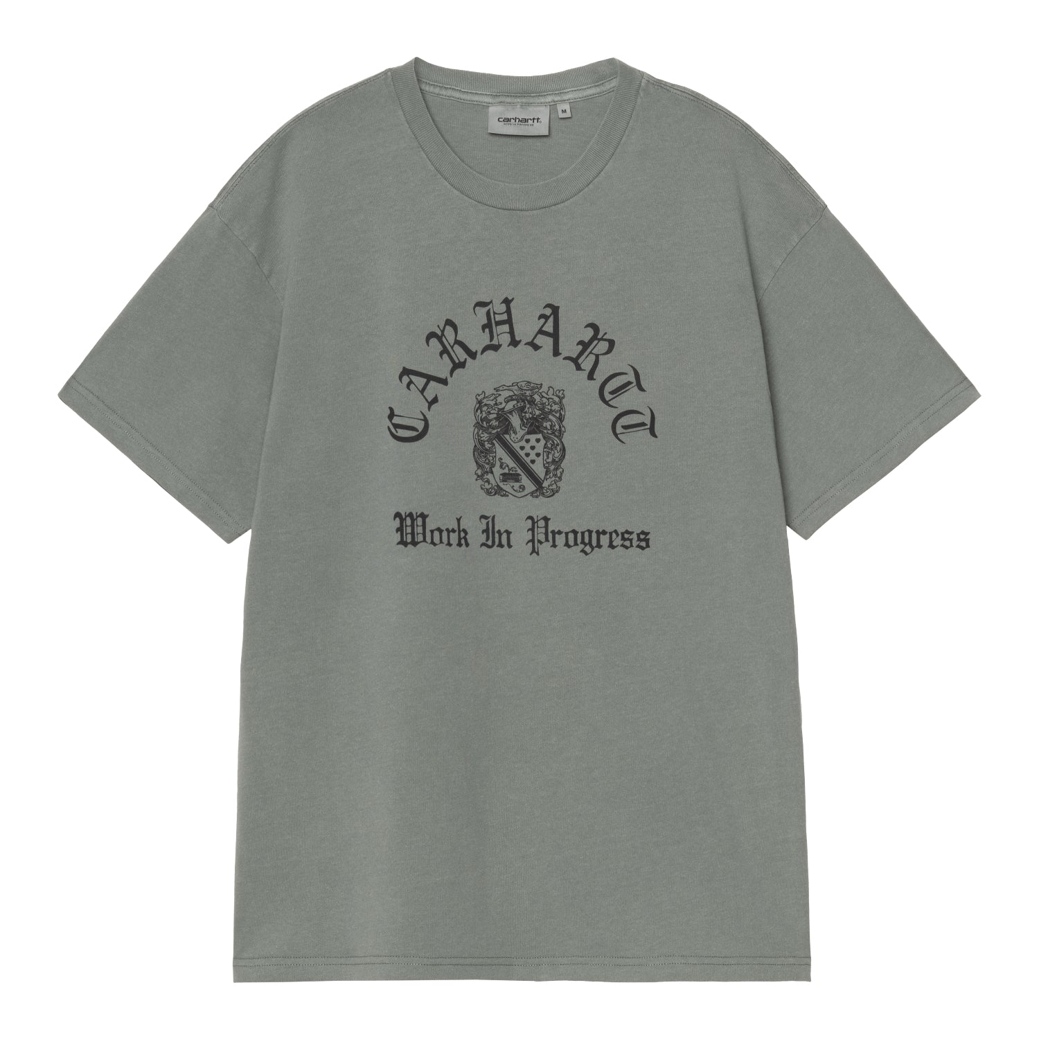 S/S Coat Of Arms T-Shirt - Velvet Green (garment dyed)