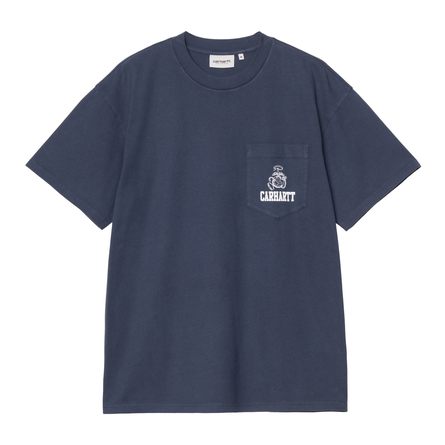 S/S Pond Corps Pocket T-Shirt - Blue (heavy stone wash)