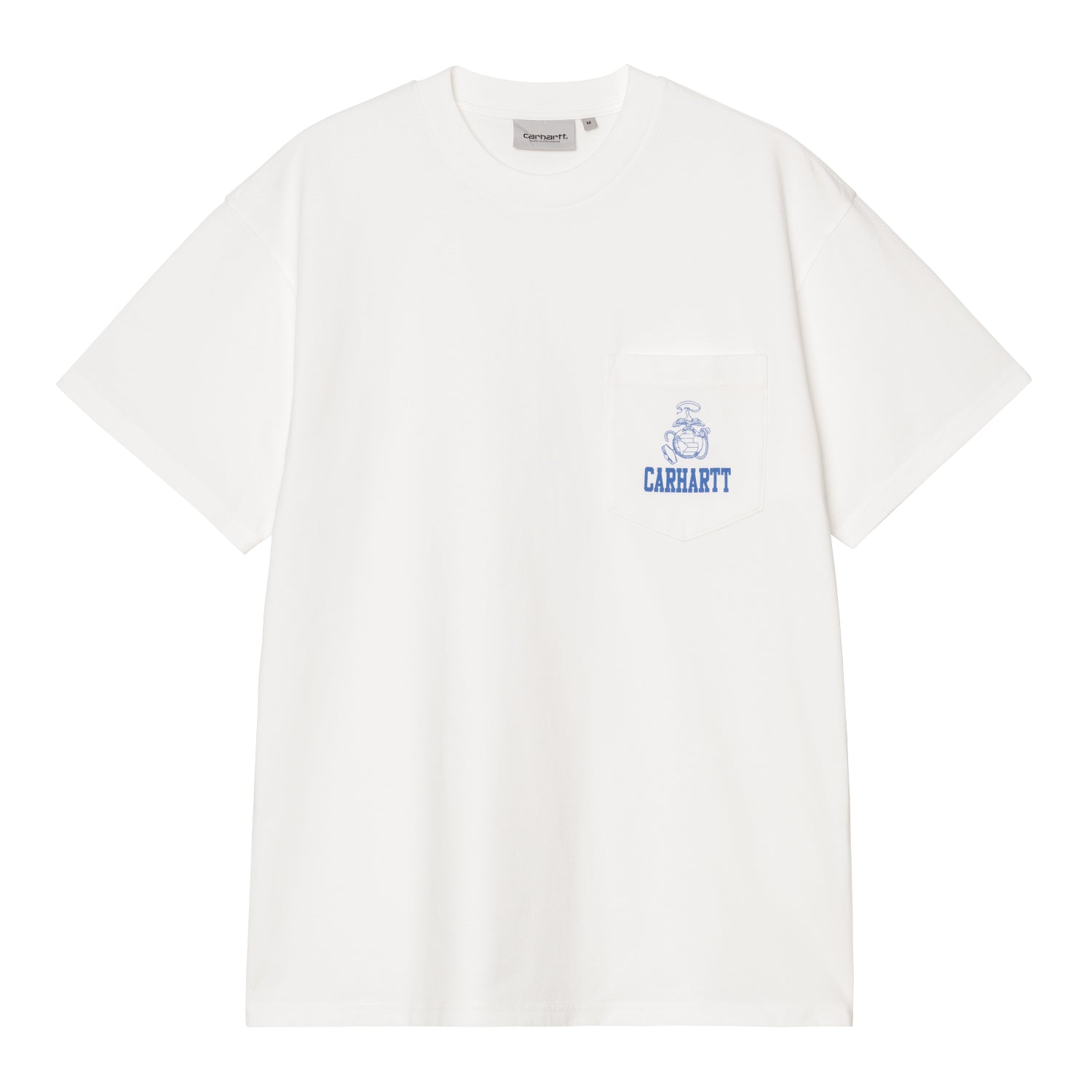 S/S Pond Corps Pocket T-Shirt - White (heavy stone wash)