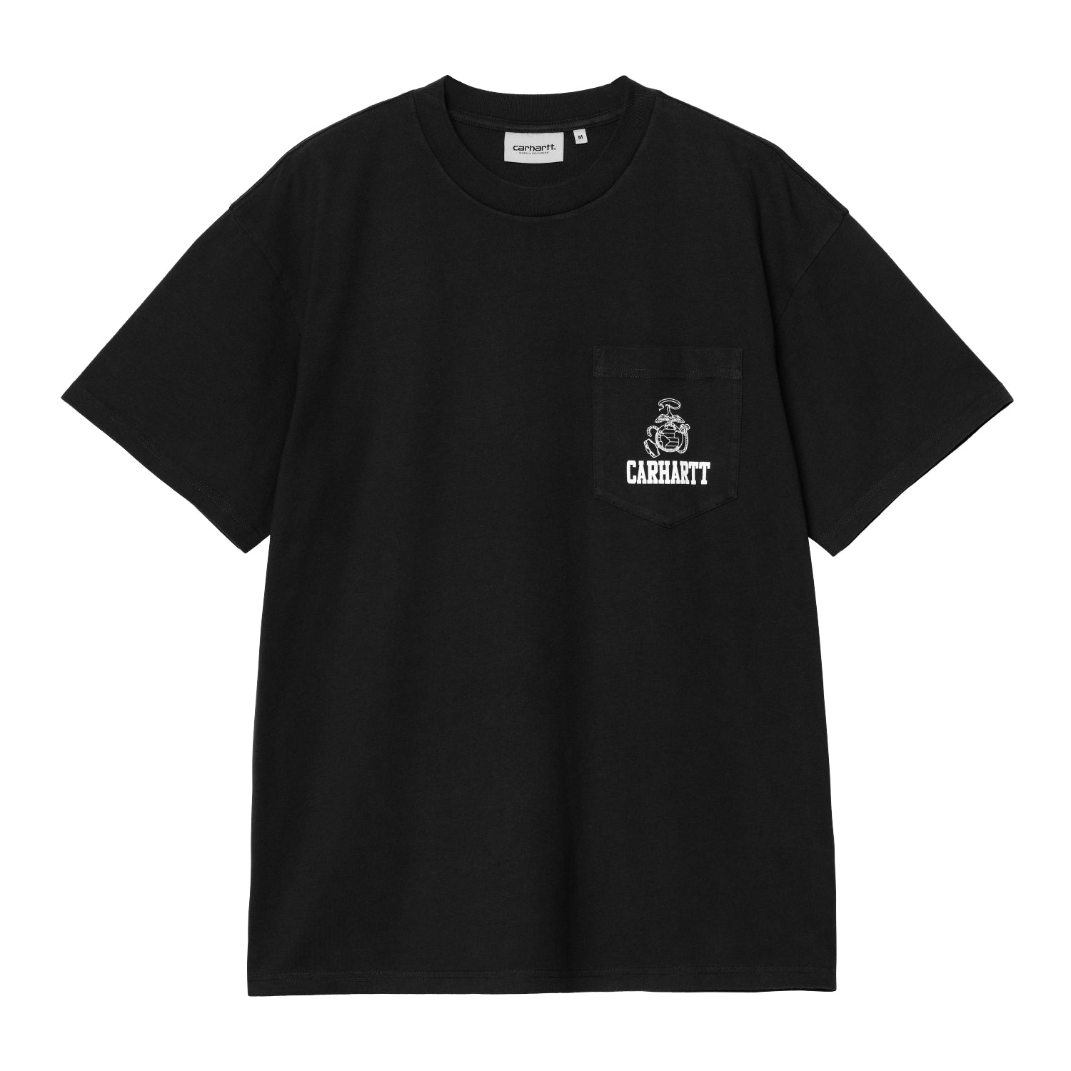 S/S Pond Corps Pocket T-Shirt - Black (heavy stone wash)