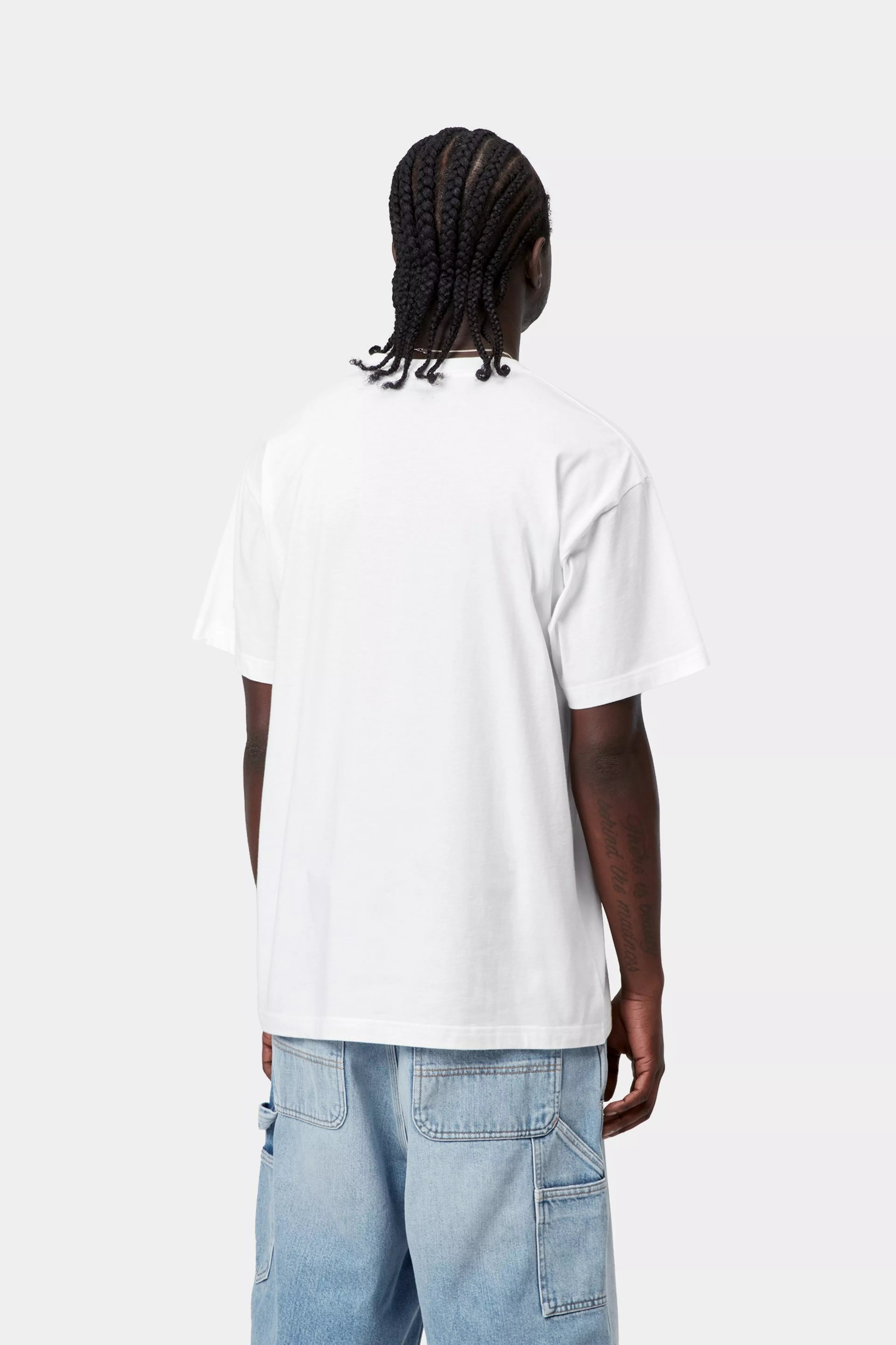 S/S Cloud Script T-Shirt - White