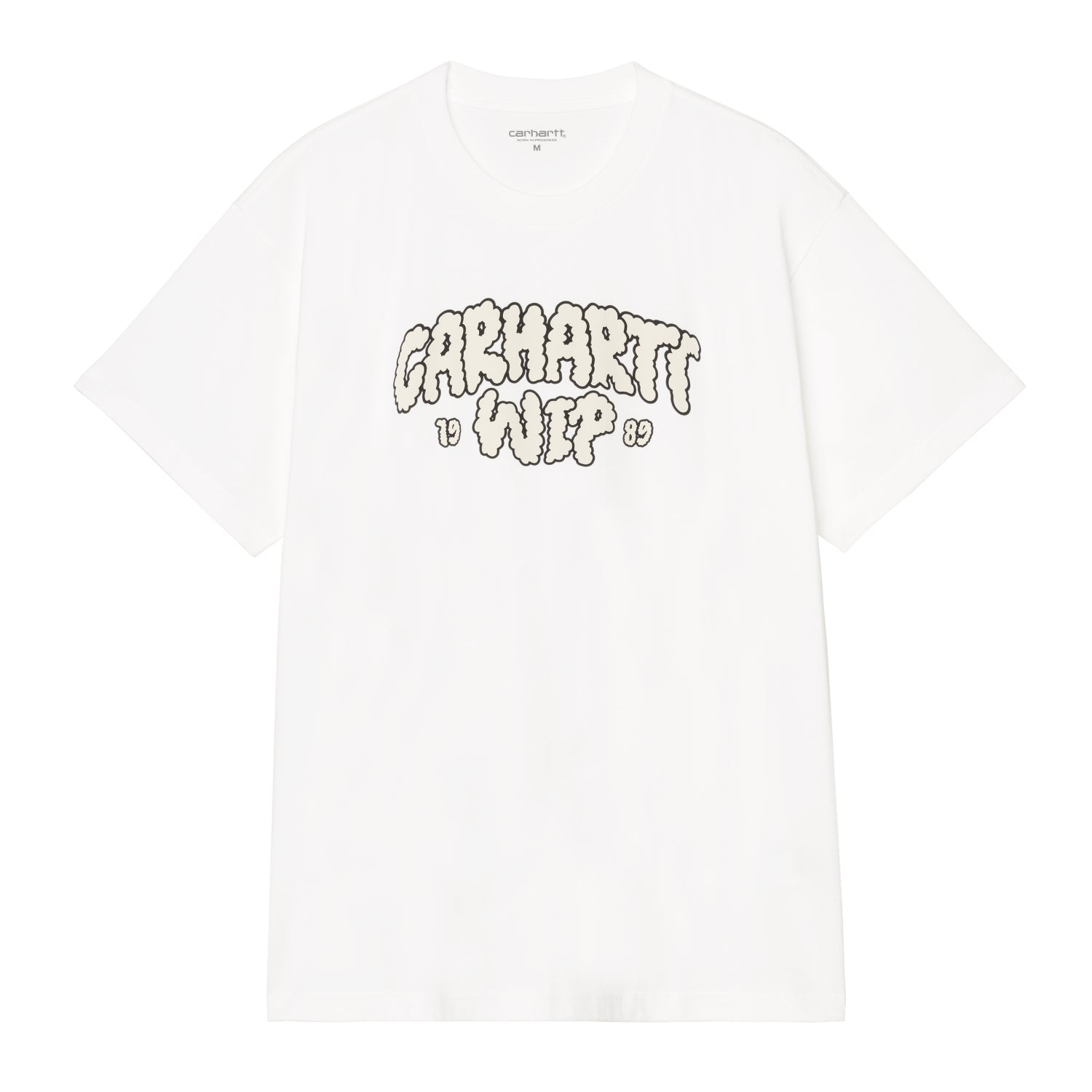 S/S Cloud Script T-Shirt - White