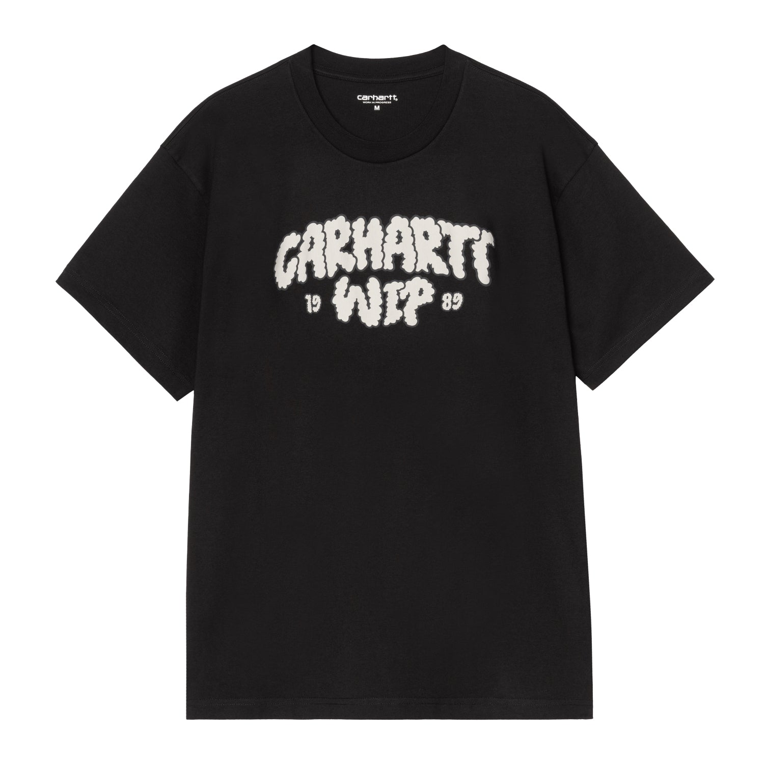 S/S Cloud Script T-Shirt - Black