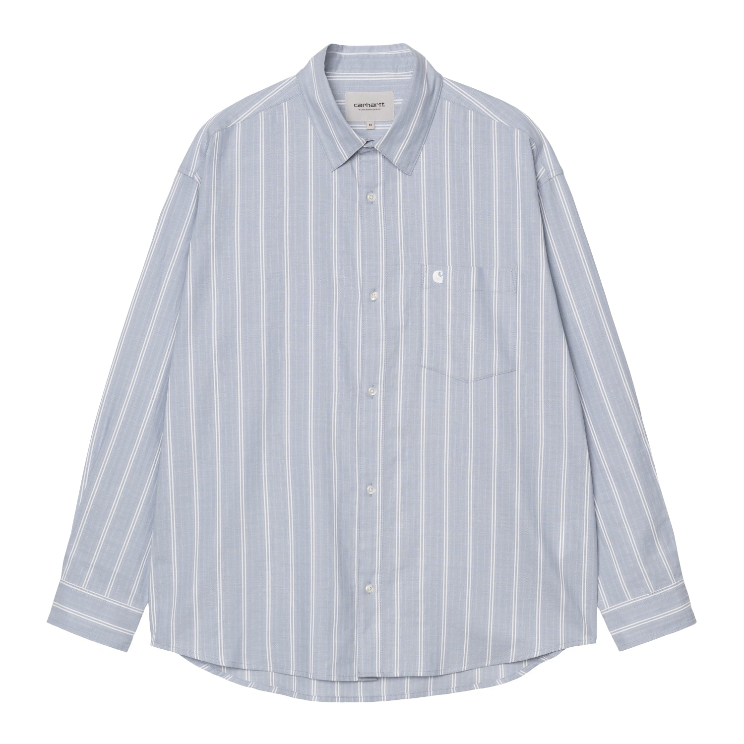 L/S Beale Shirt - Beale Stripe, Gentle Blue / White