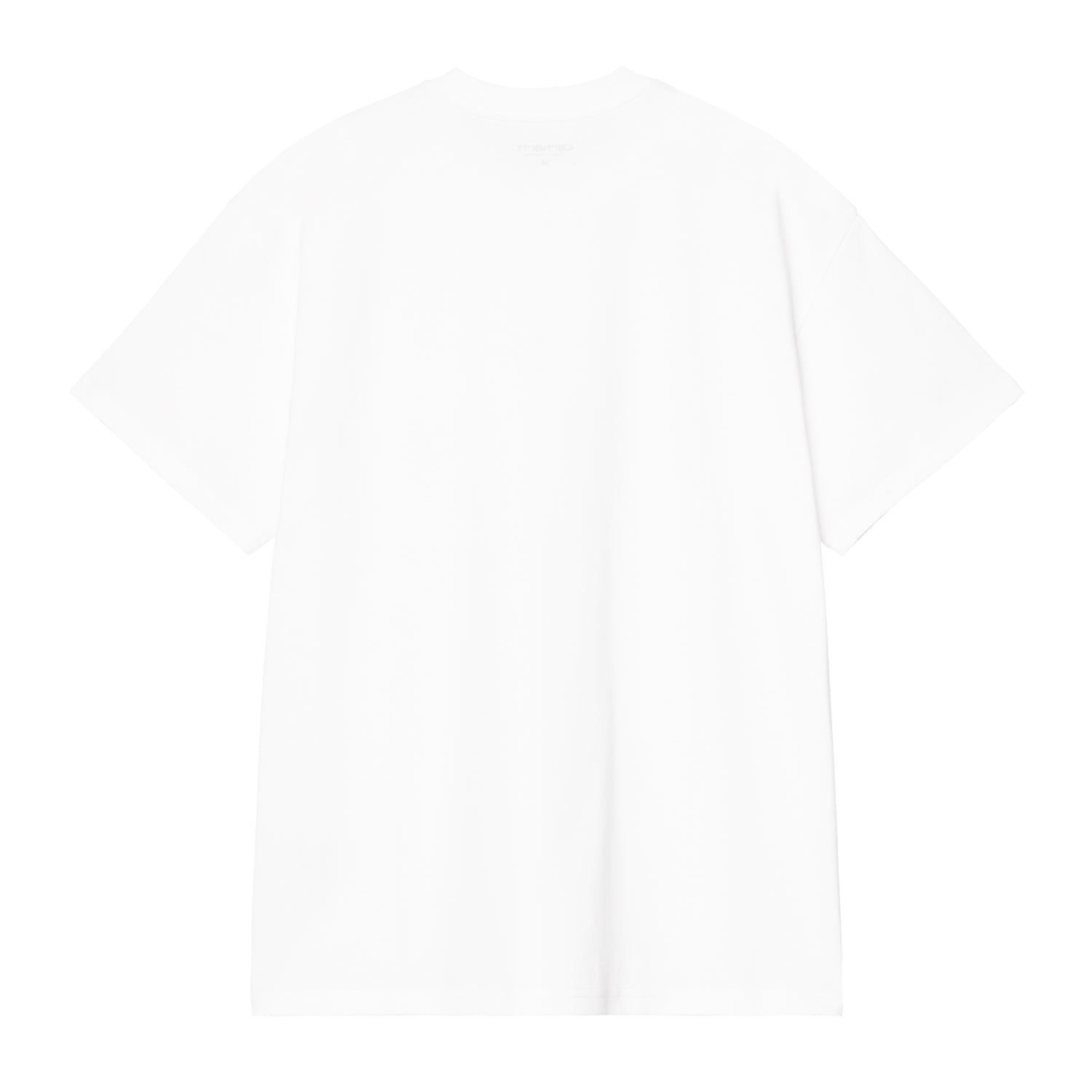 S/S Longhand Pocket T-Shirt - White / Black