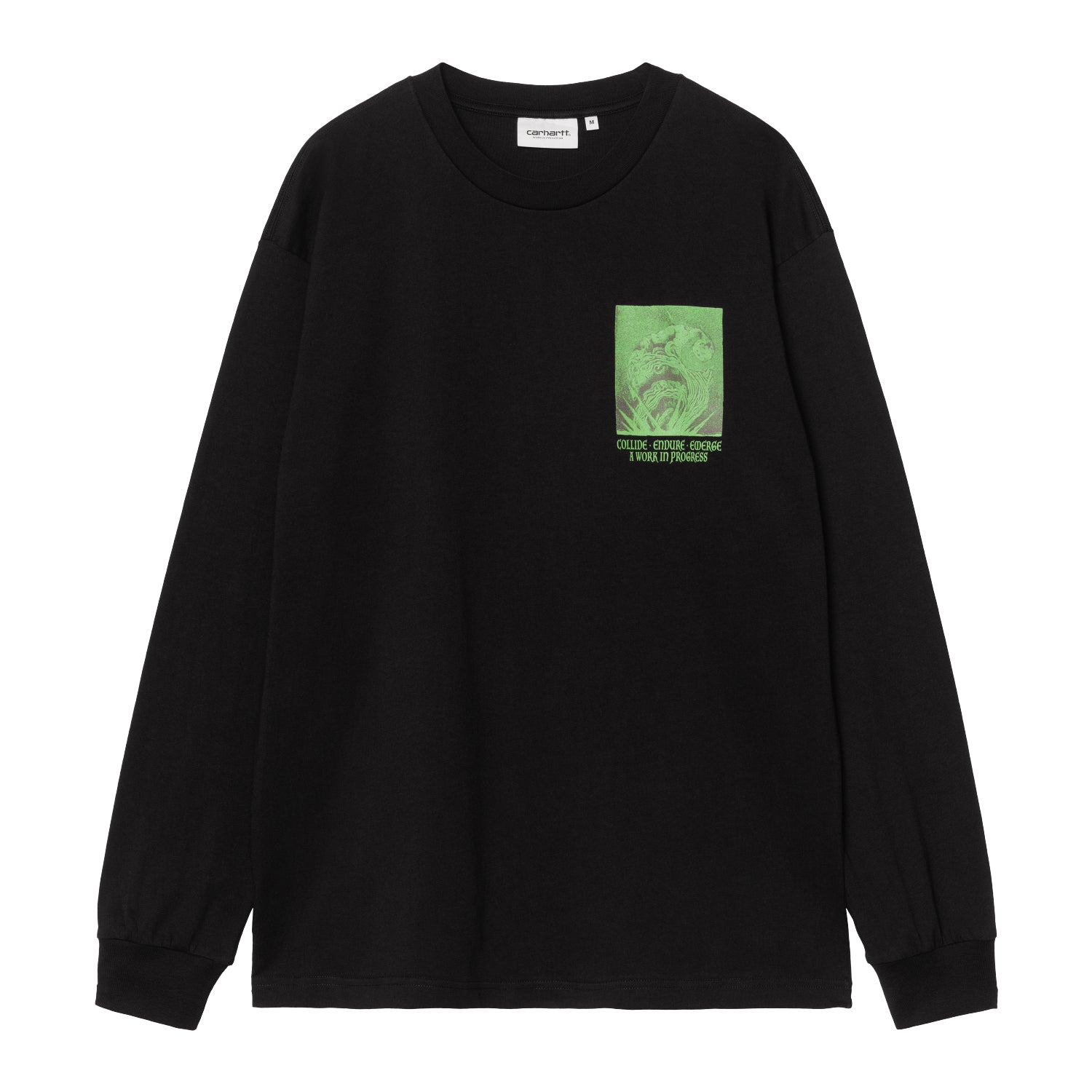 L/S Emerge T-Shirt - Black (stone washed)