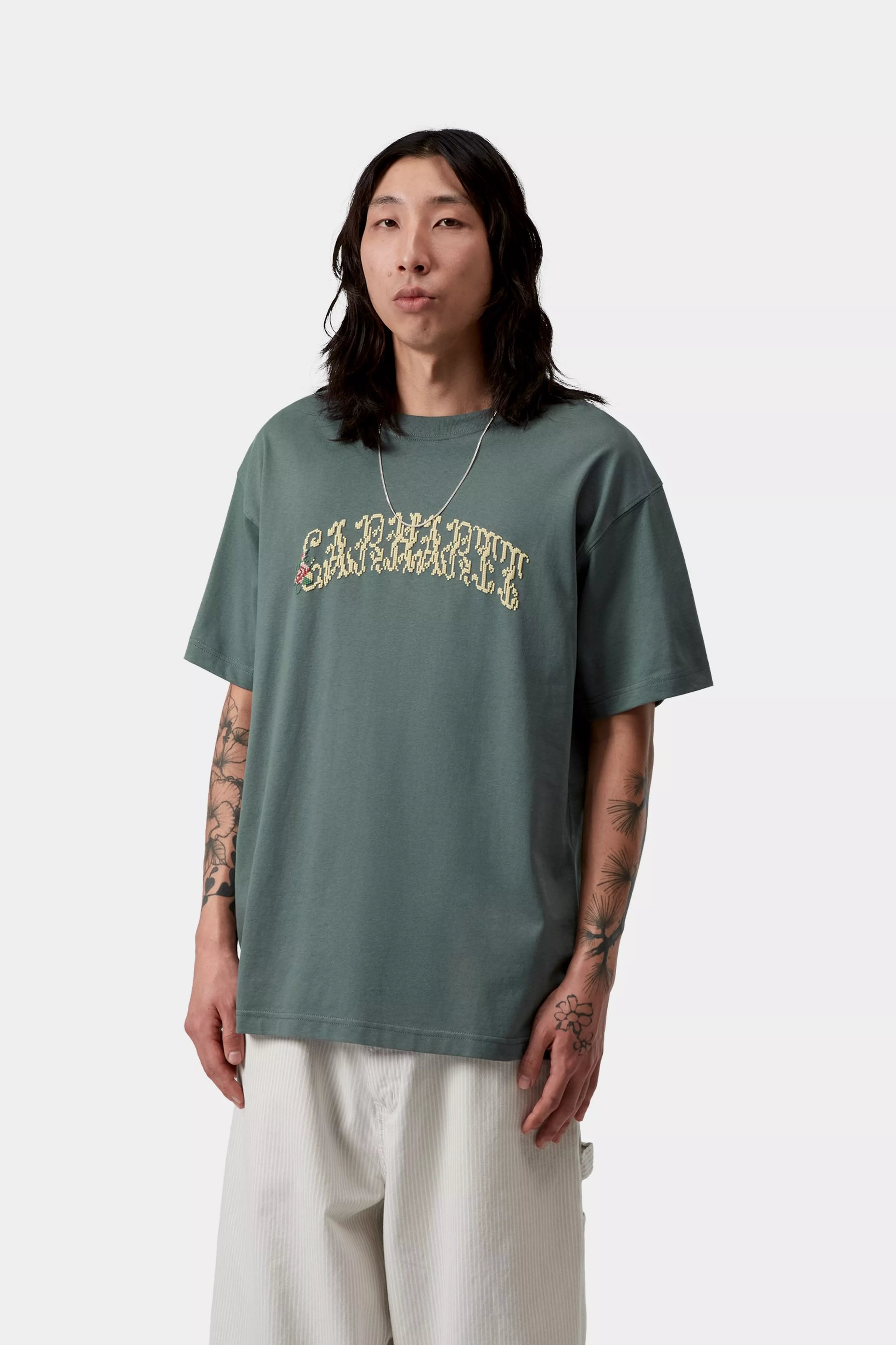 S/S Monogram T-Shirt - Velvet Green