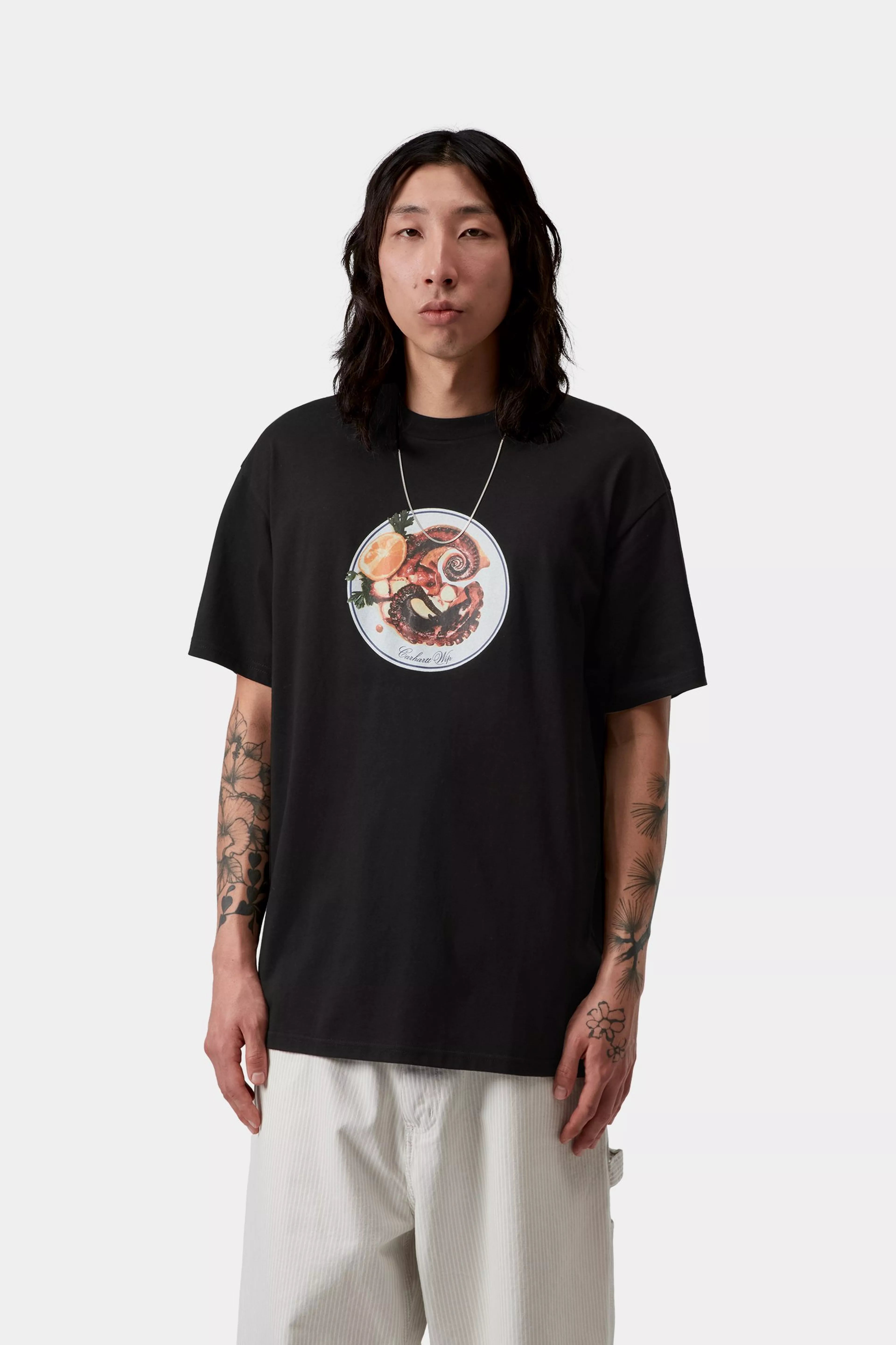 S/S Octopus T-Shirt - Black
