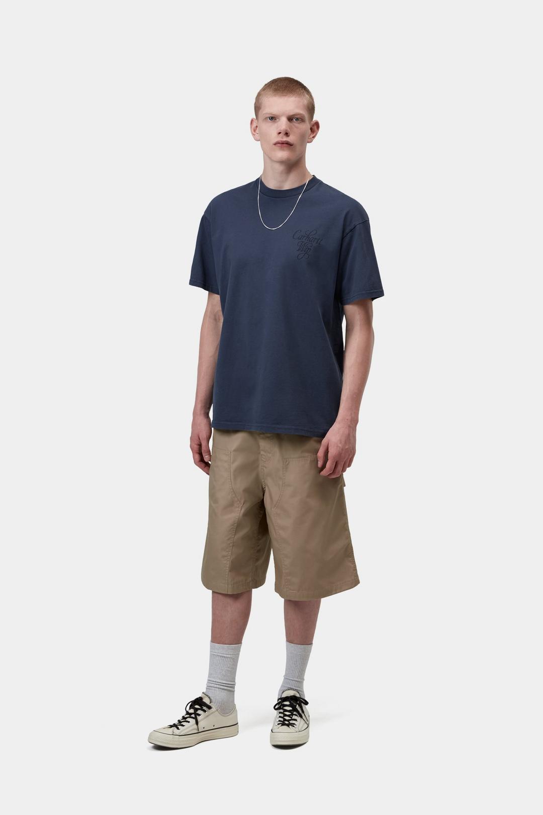 S/S Vestige T-Shirt - Blue (stone washed)
