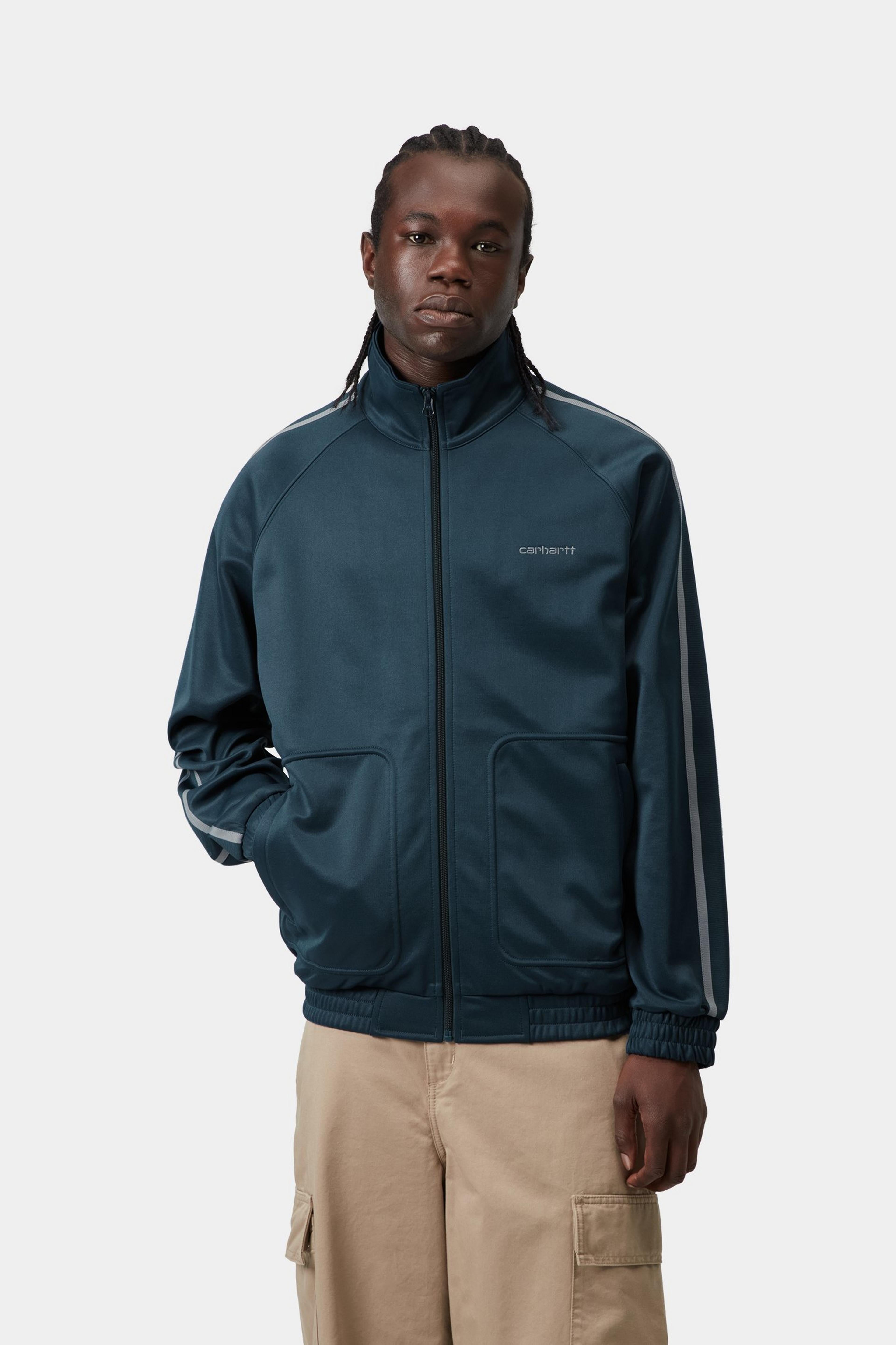 Bolar Sweat Jacket - Blue River / Mirror