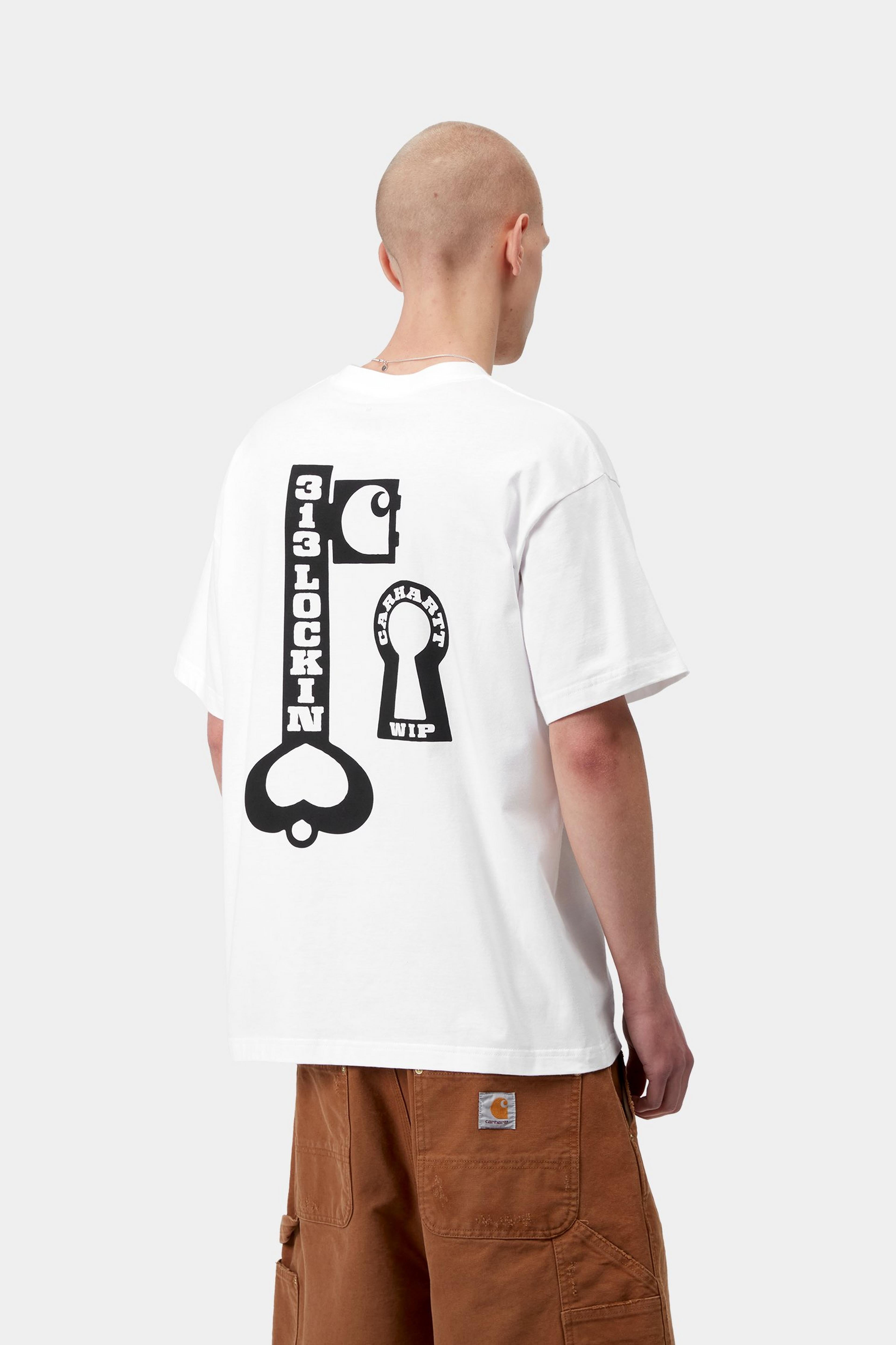 S/S Locked T-Shirt - White