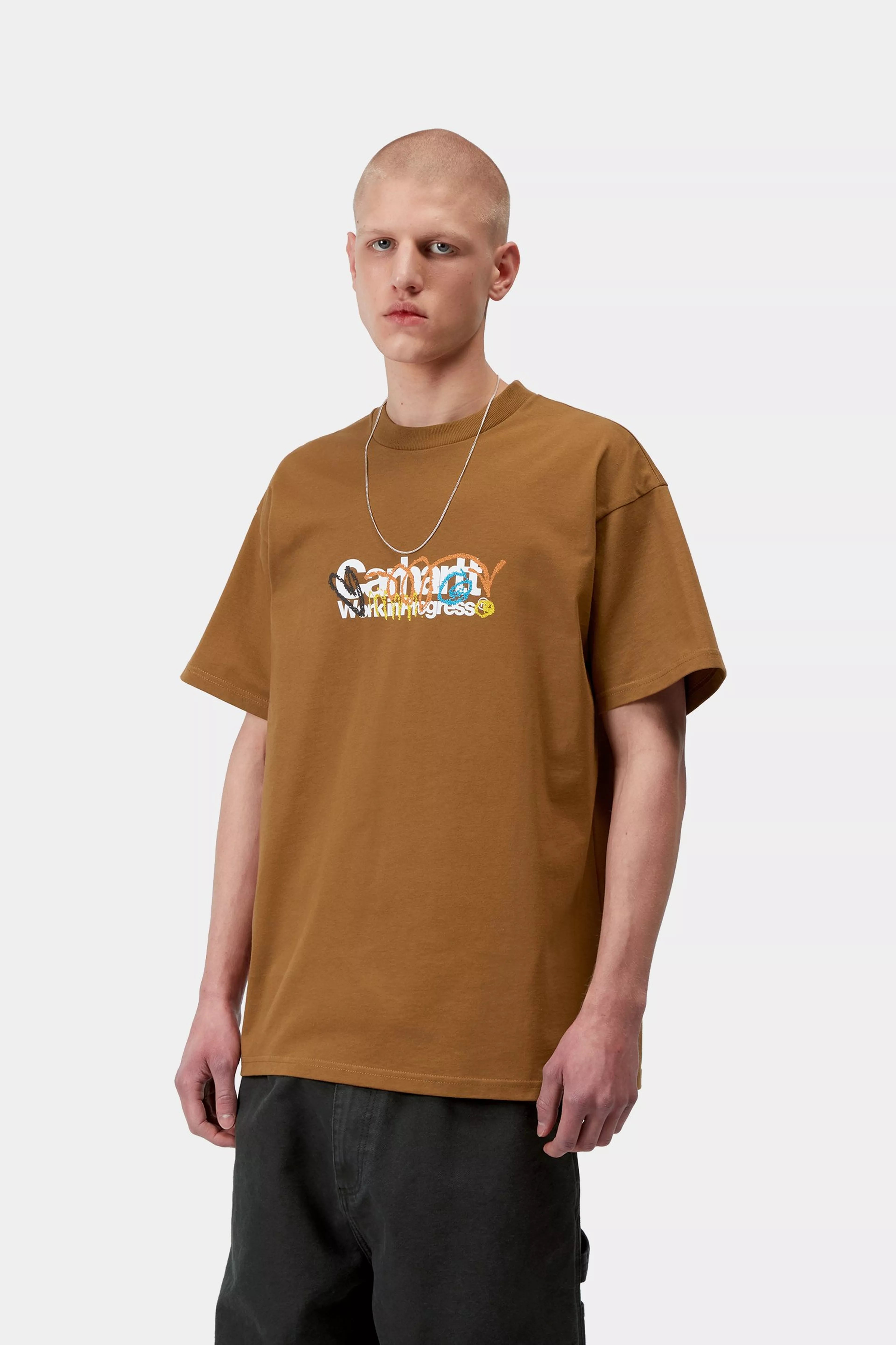 S/S Primary T-Shirt - Hamilton Brown