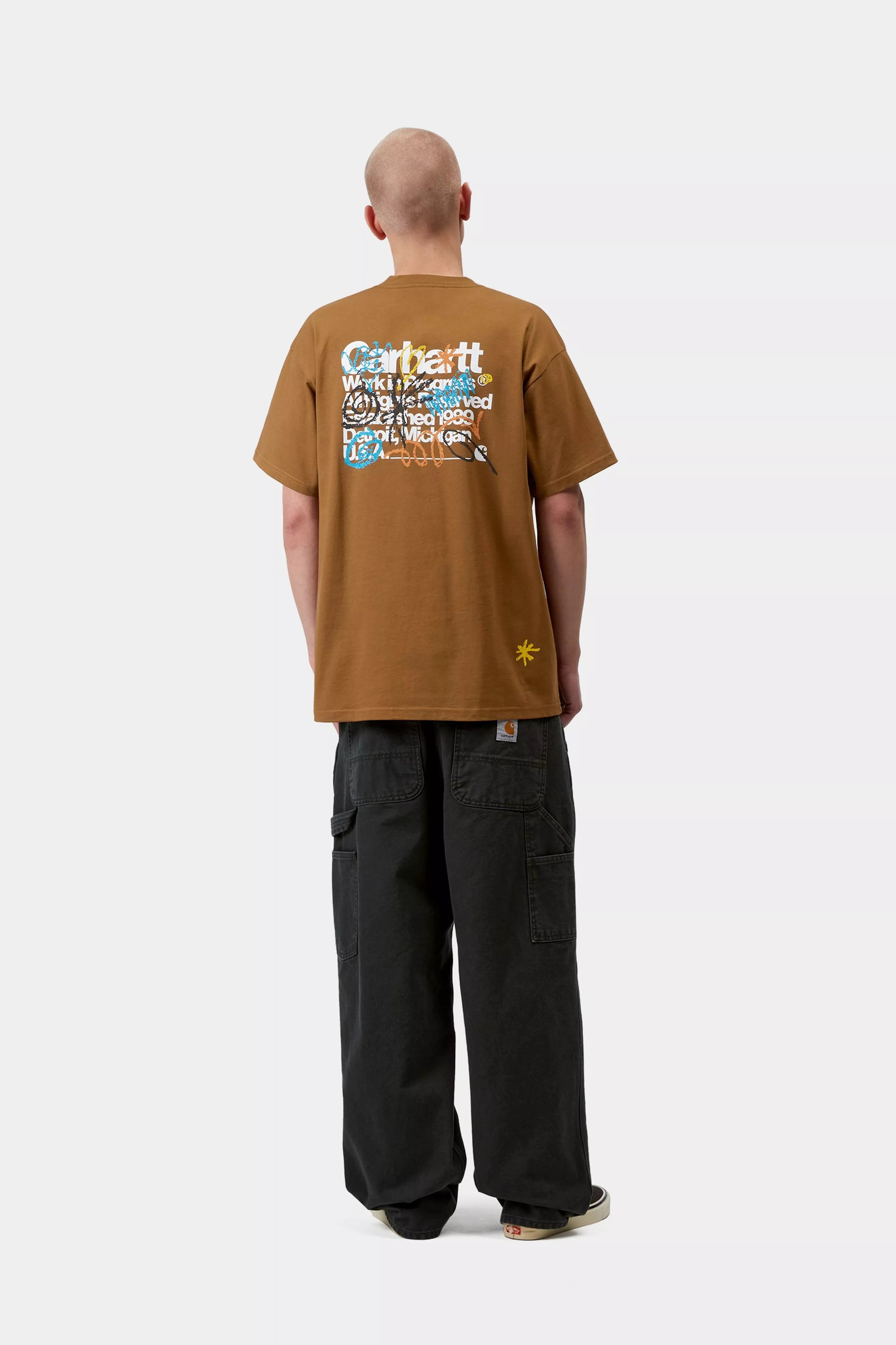 S/S Primary T-Shirt - Hamilton Brown