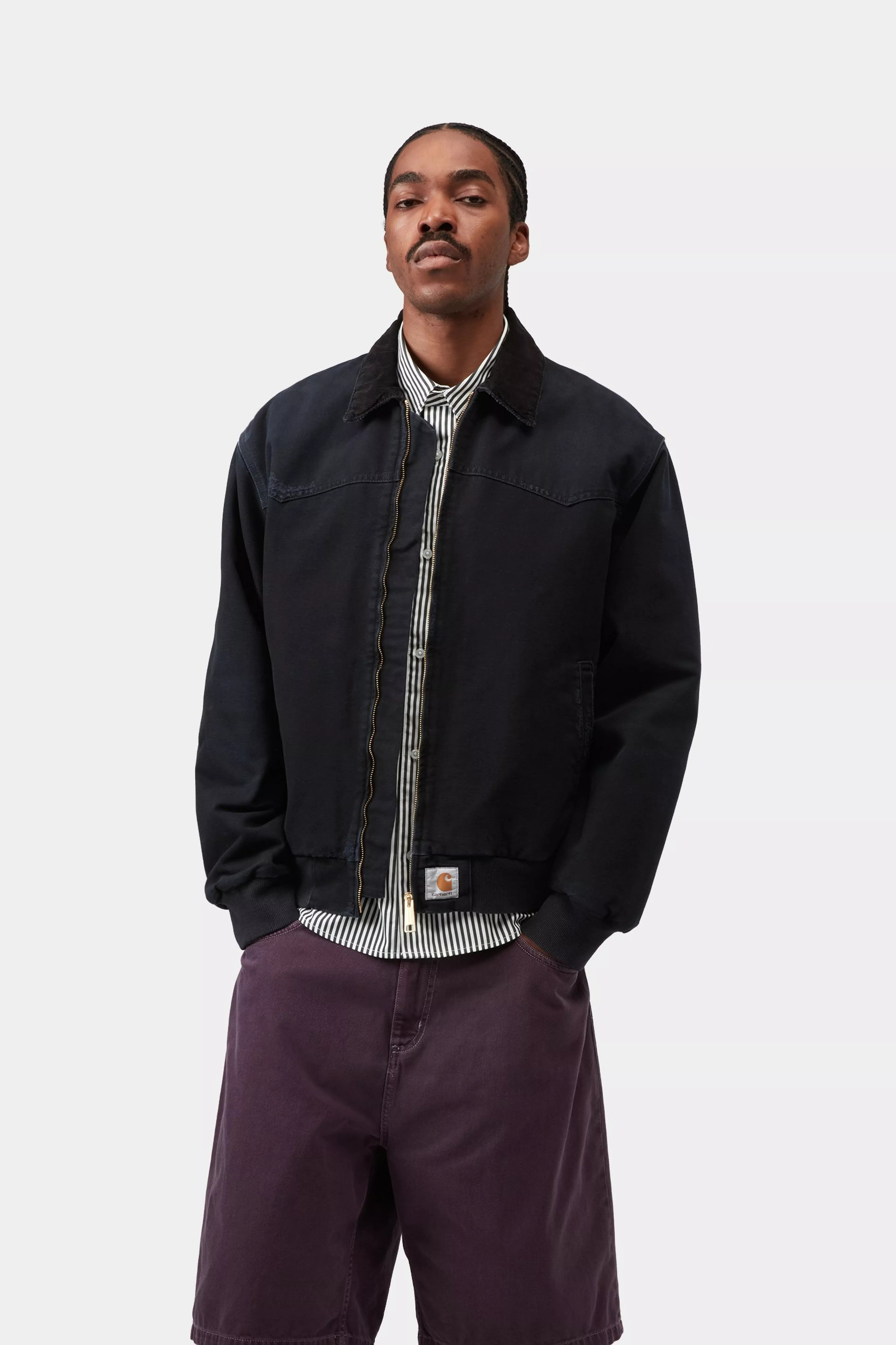 OG Santa Fe Jacket - Black / Black (grind wash)