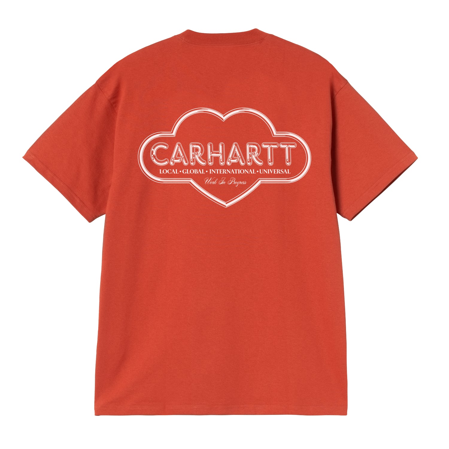 S/S Cloud Heart T-Shirt - Oxide Red