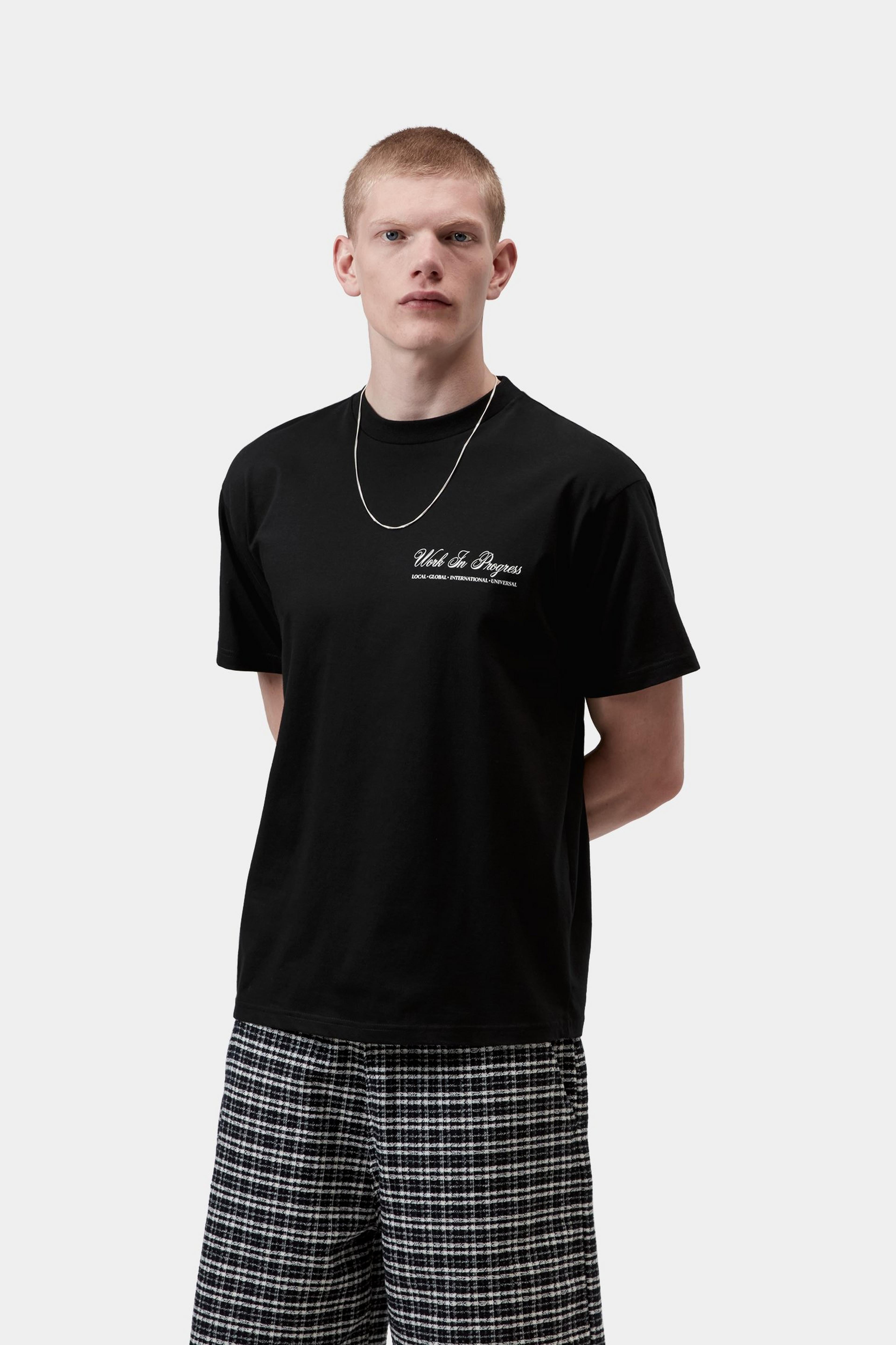 S/S Cloud Heart T-Shirt - Black