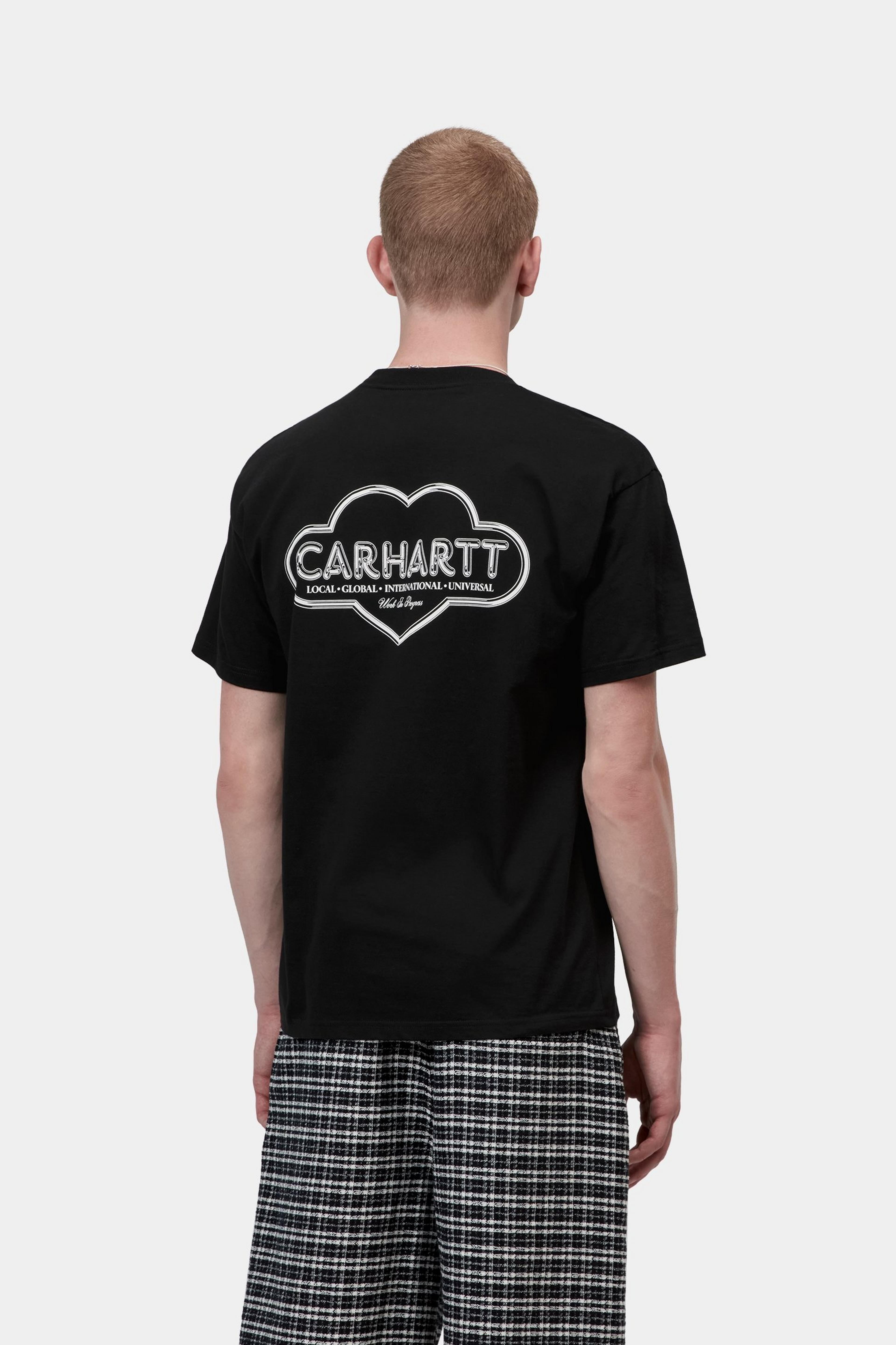 S/S Cloud Heart T-Shirt - Black