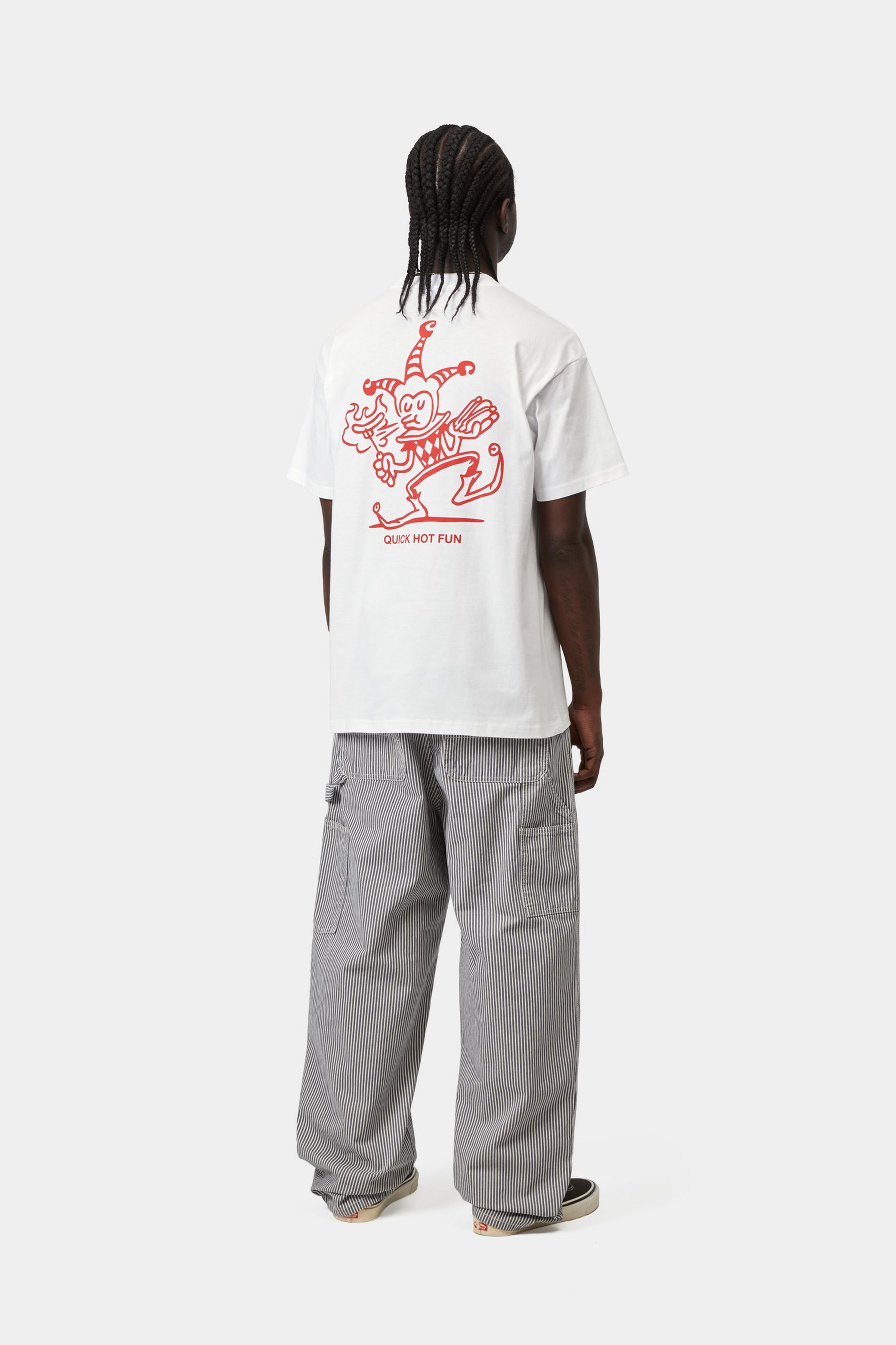 S/S Harlequin BBQ T-Shirt - White