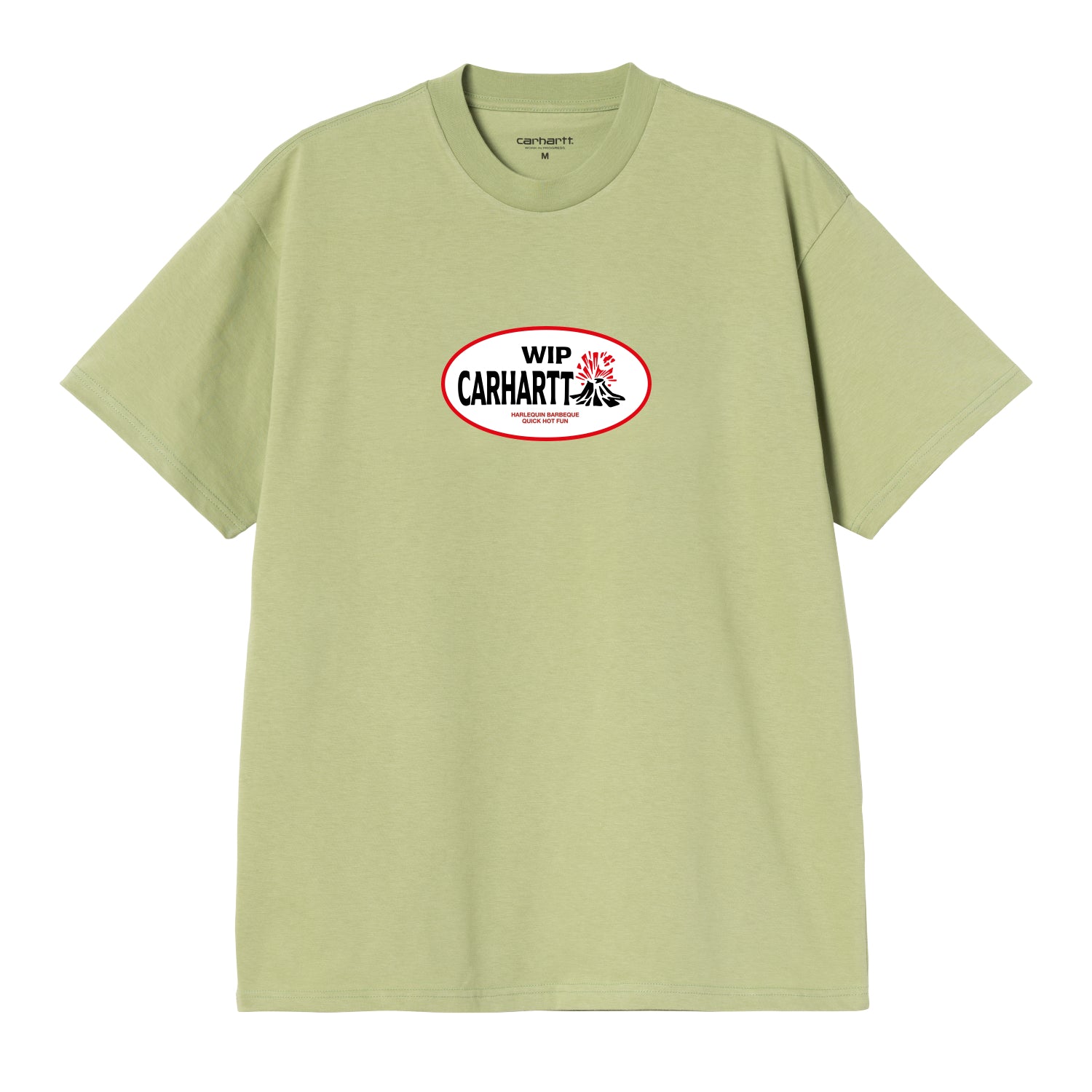 S/S Harlequin BBQ T-Shirt - Gentle Green
