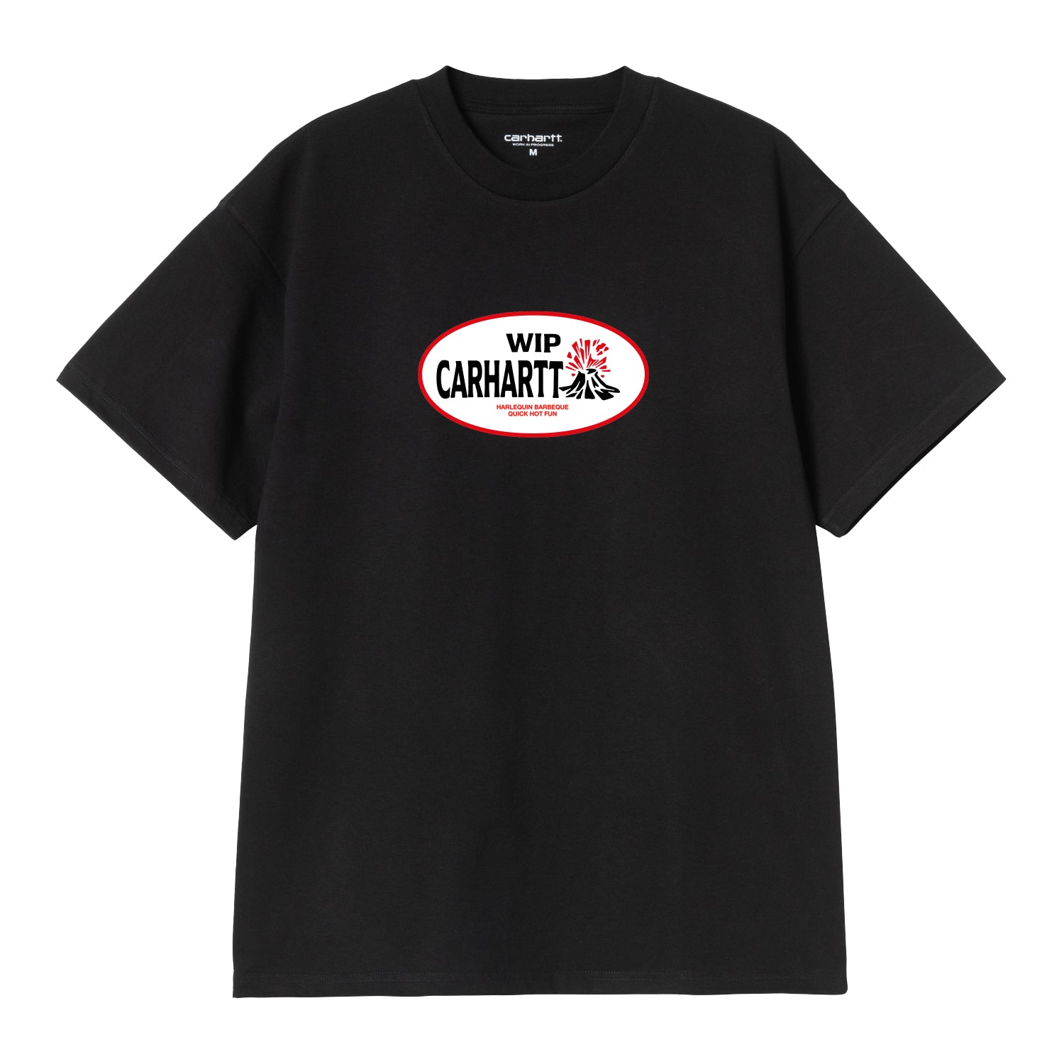 S/S Harlequin BBQ T-Shirt - Black