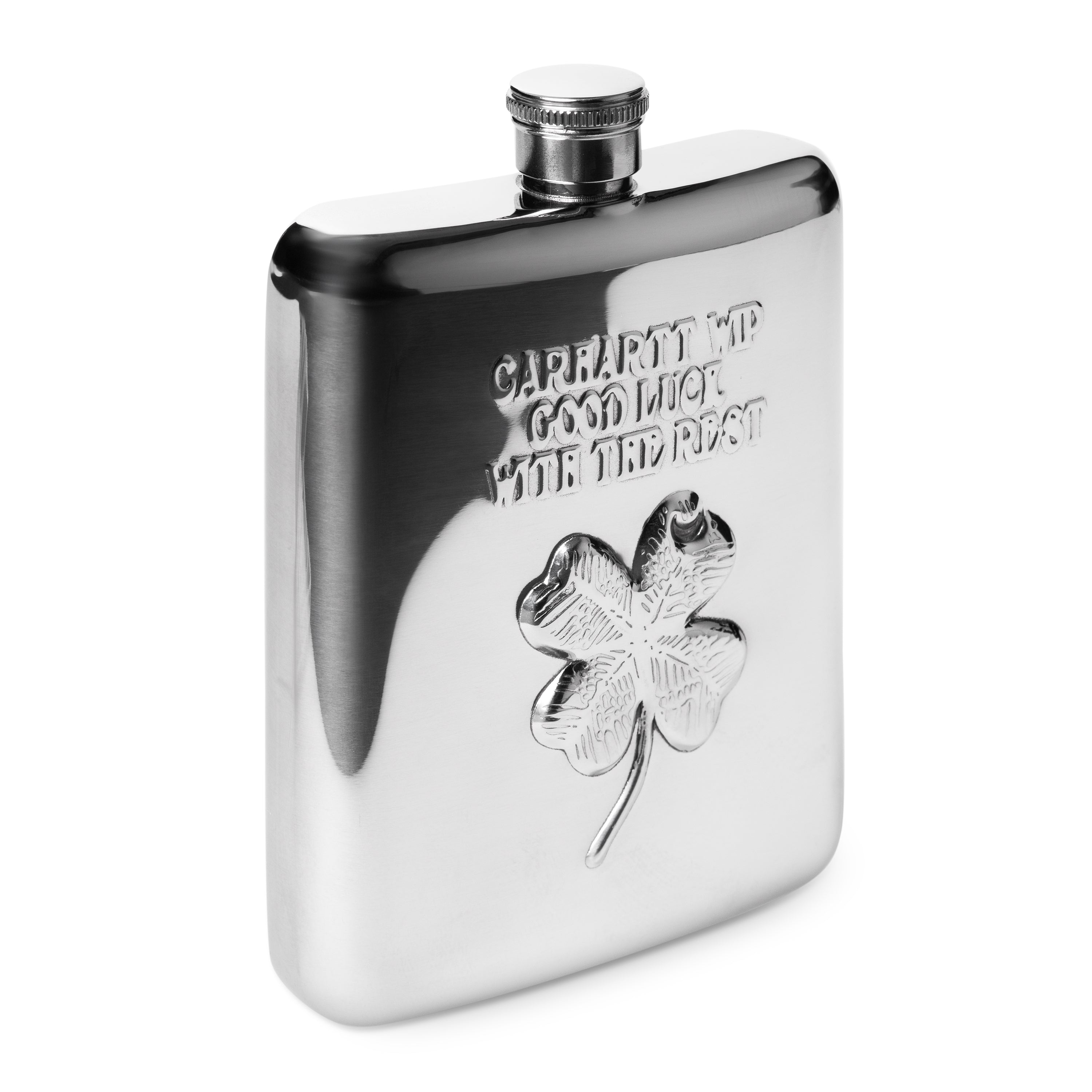 Clover Flask - Silver