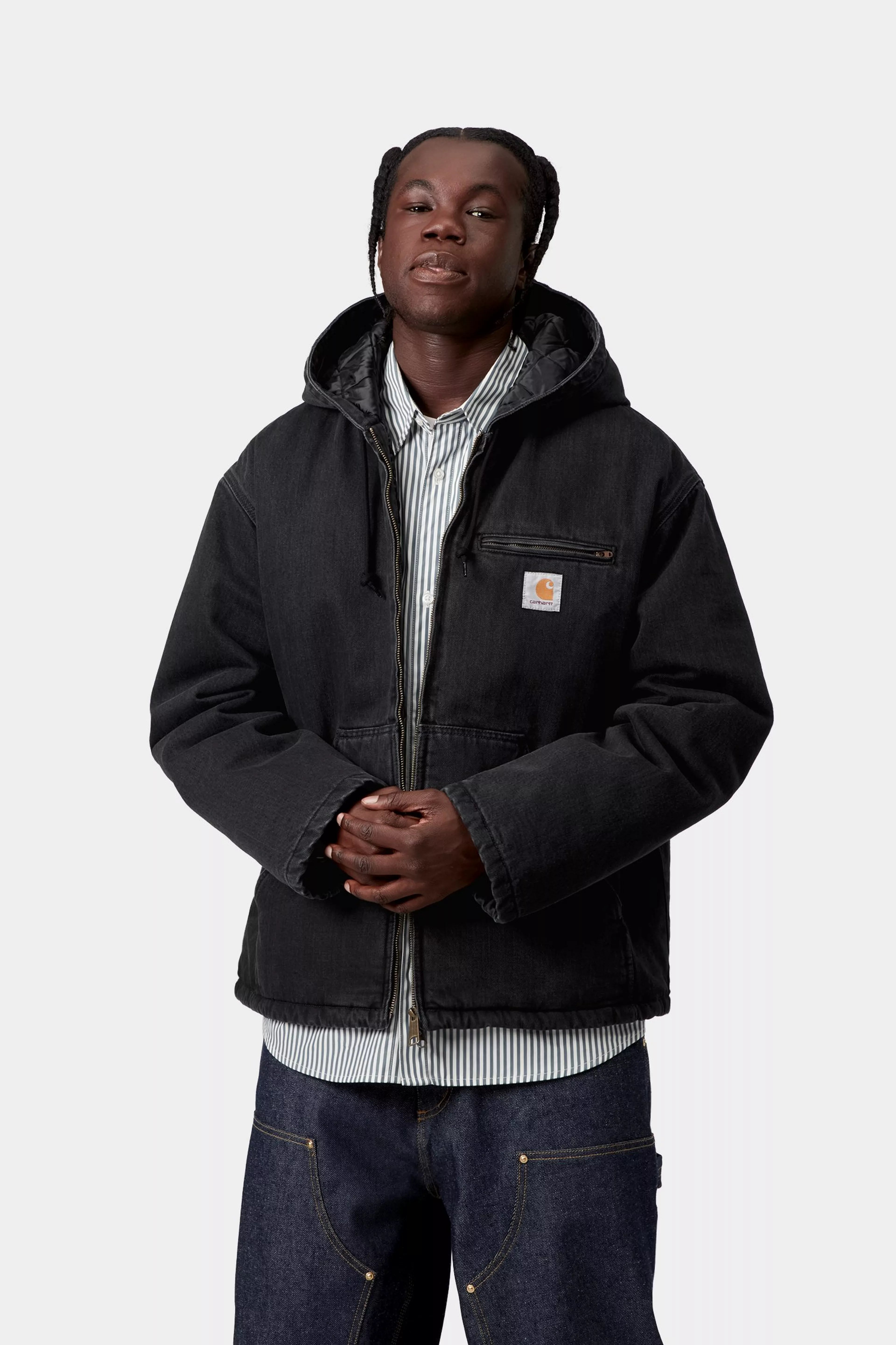 Cleveland Jacket - Black (stone washed)