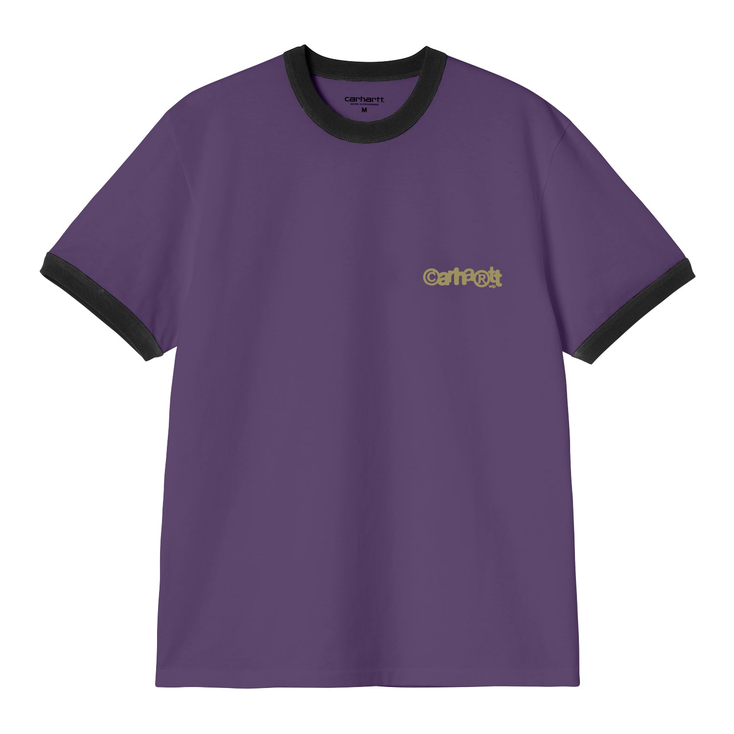 S/S Ip Ringer T-Shirt - Calla / Black / Yellow