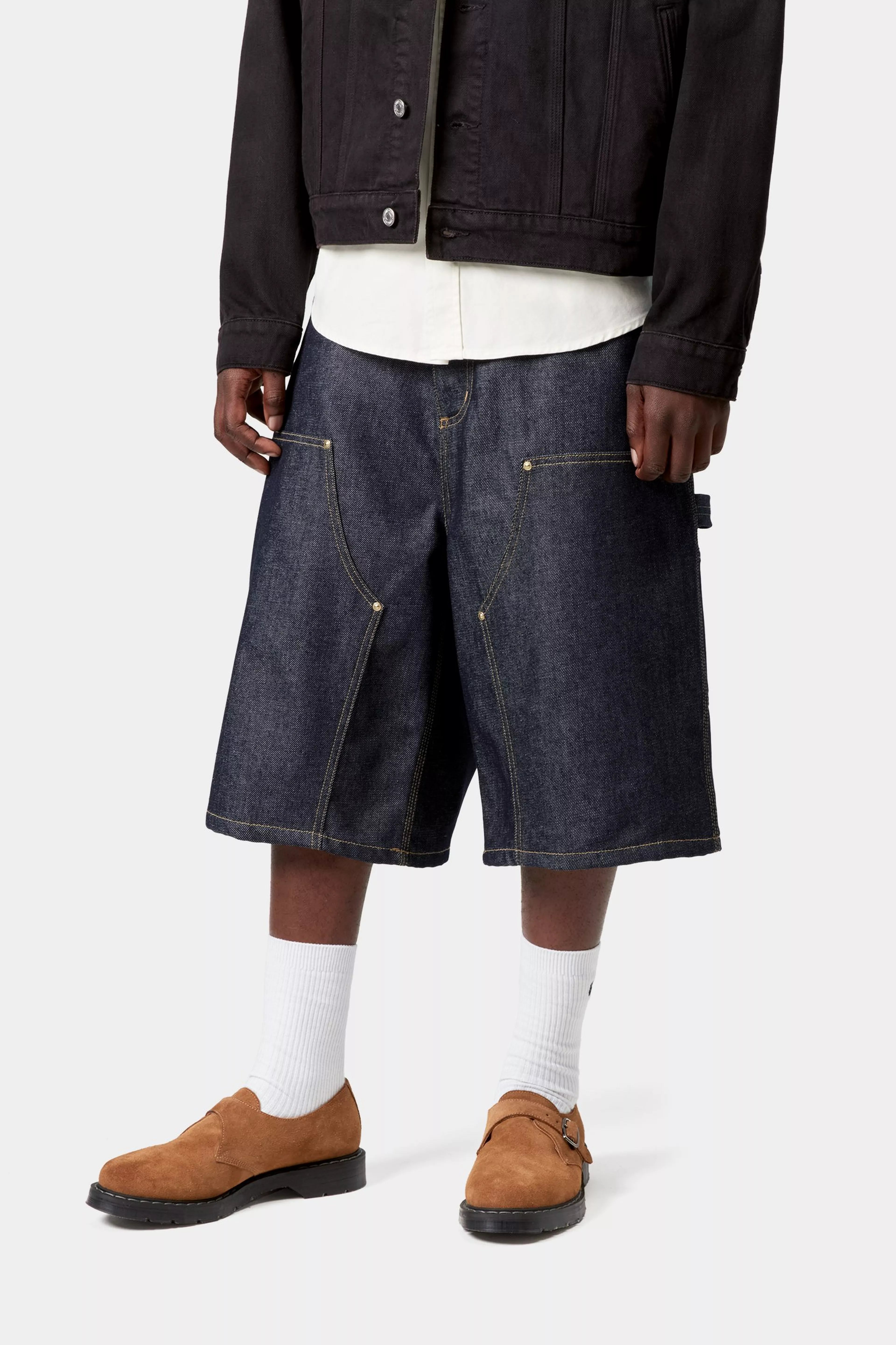 OG Aden Double Knee Short - Blue (rigid)