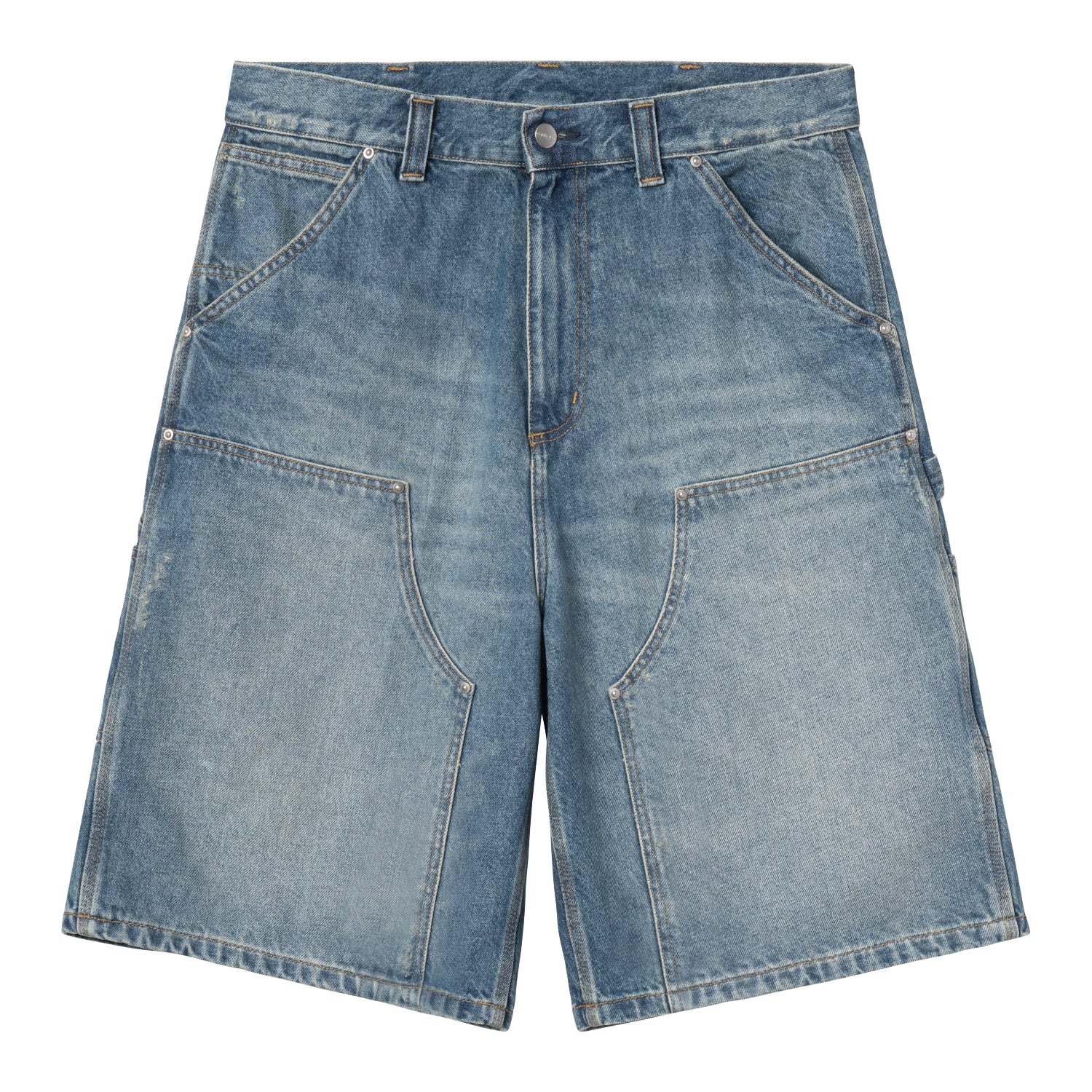 OG Aden Double Knee Short - Blue (grind wash)