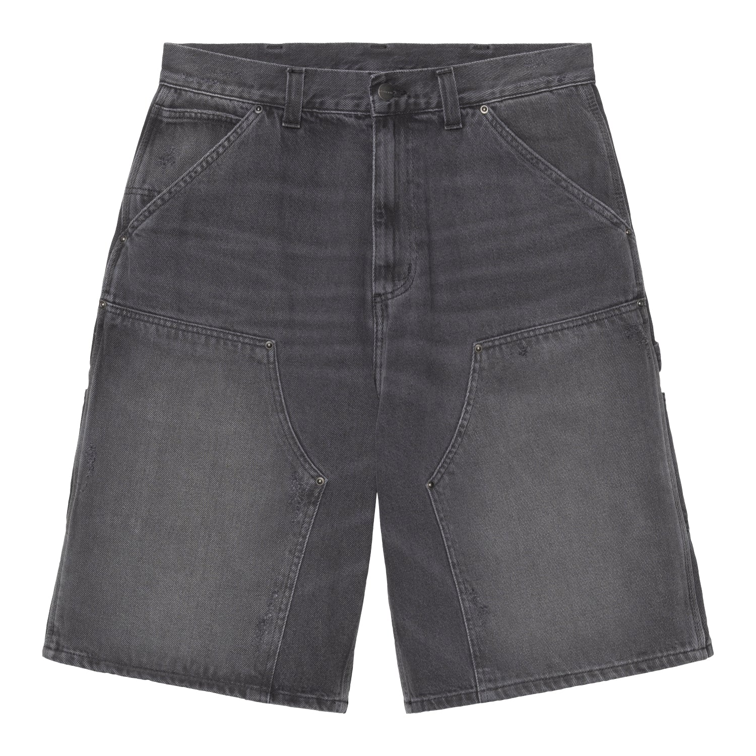 OG Aden Double Knee Short - Black (grind wash)