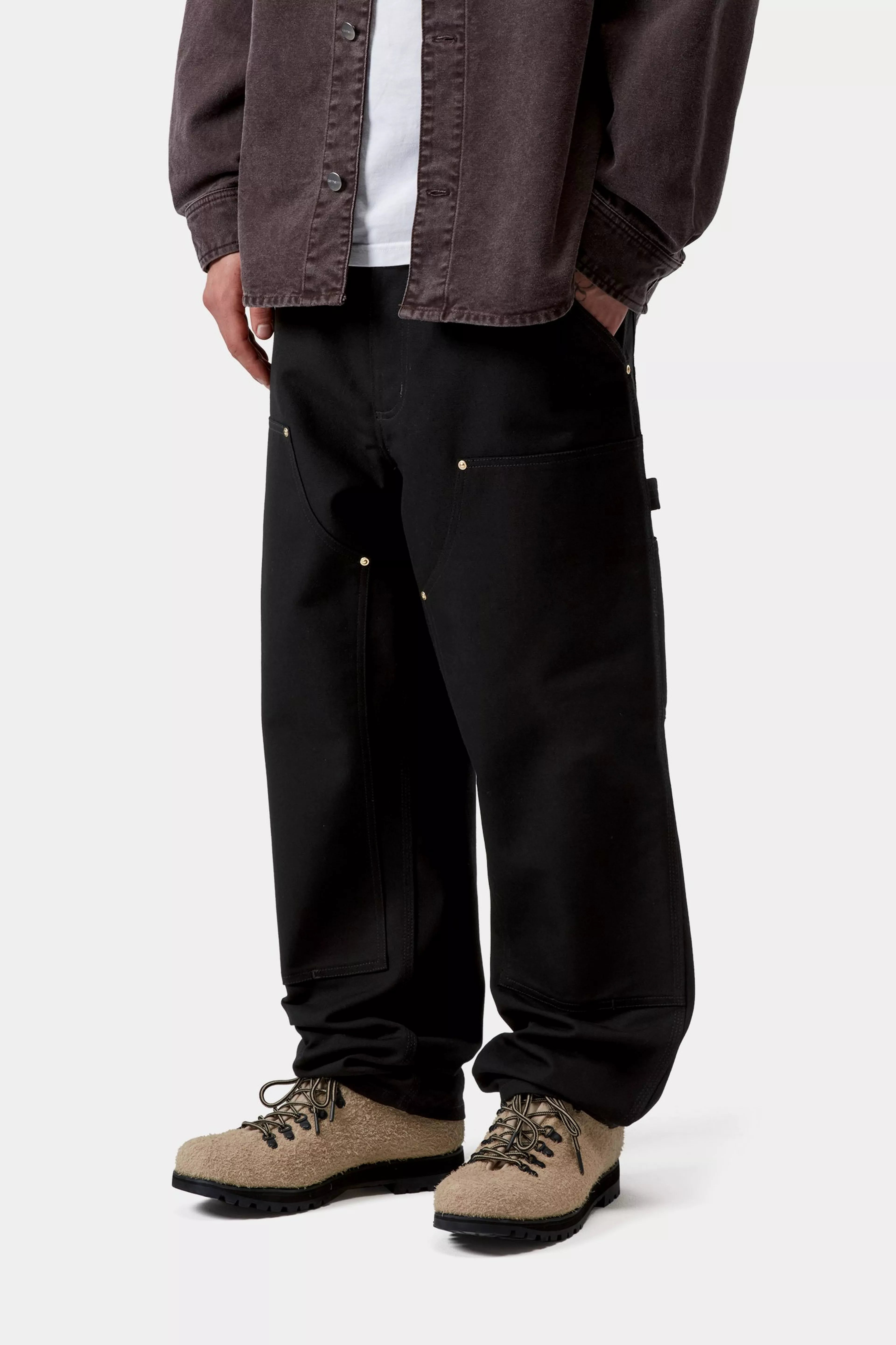 Double Knee Pant - Black (rigid)