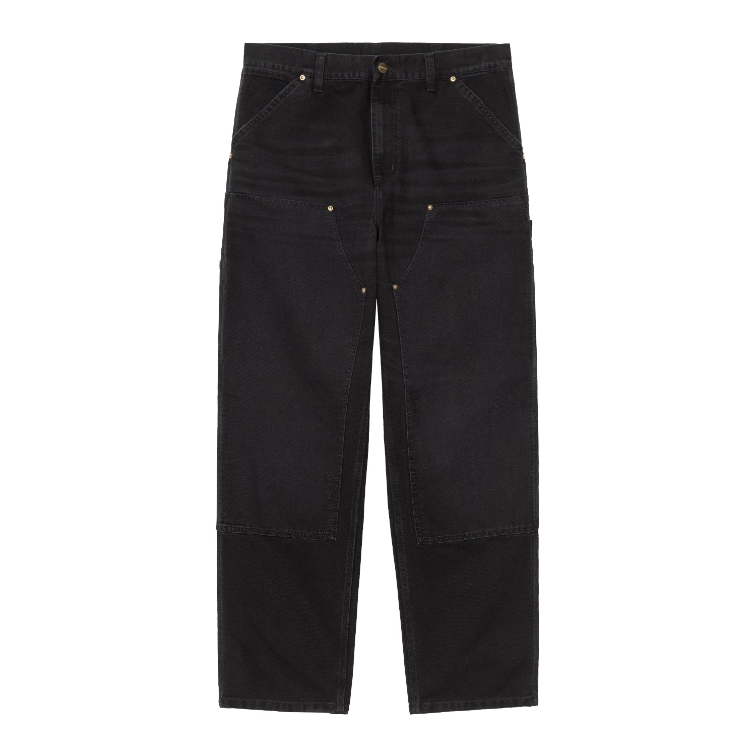 Double Knee Pant - Black (grind wash)