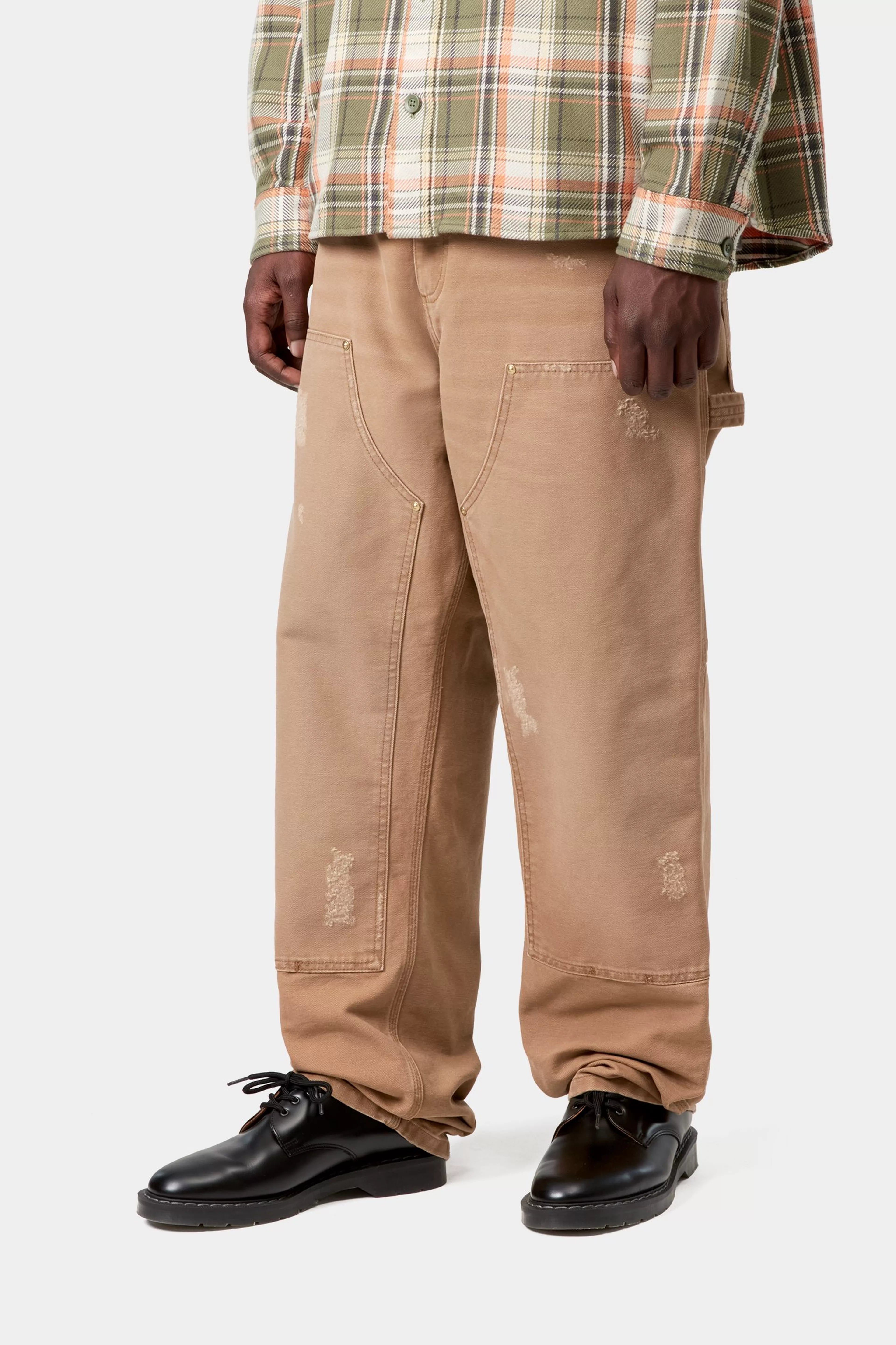 Double Knee Pant - Hamilton Brown, Grind washed