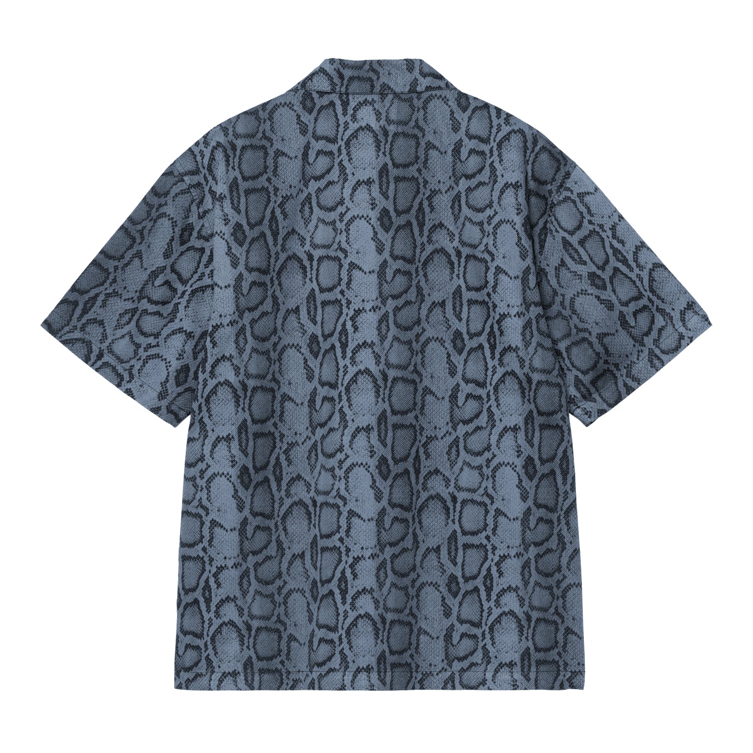 S/S Snake Camo Shirt - Snake Camo, Velvet Blue (garment dyed)