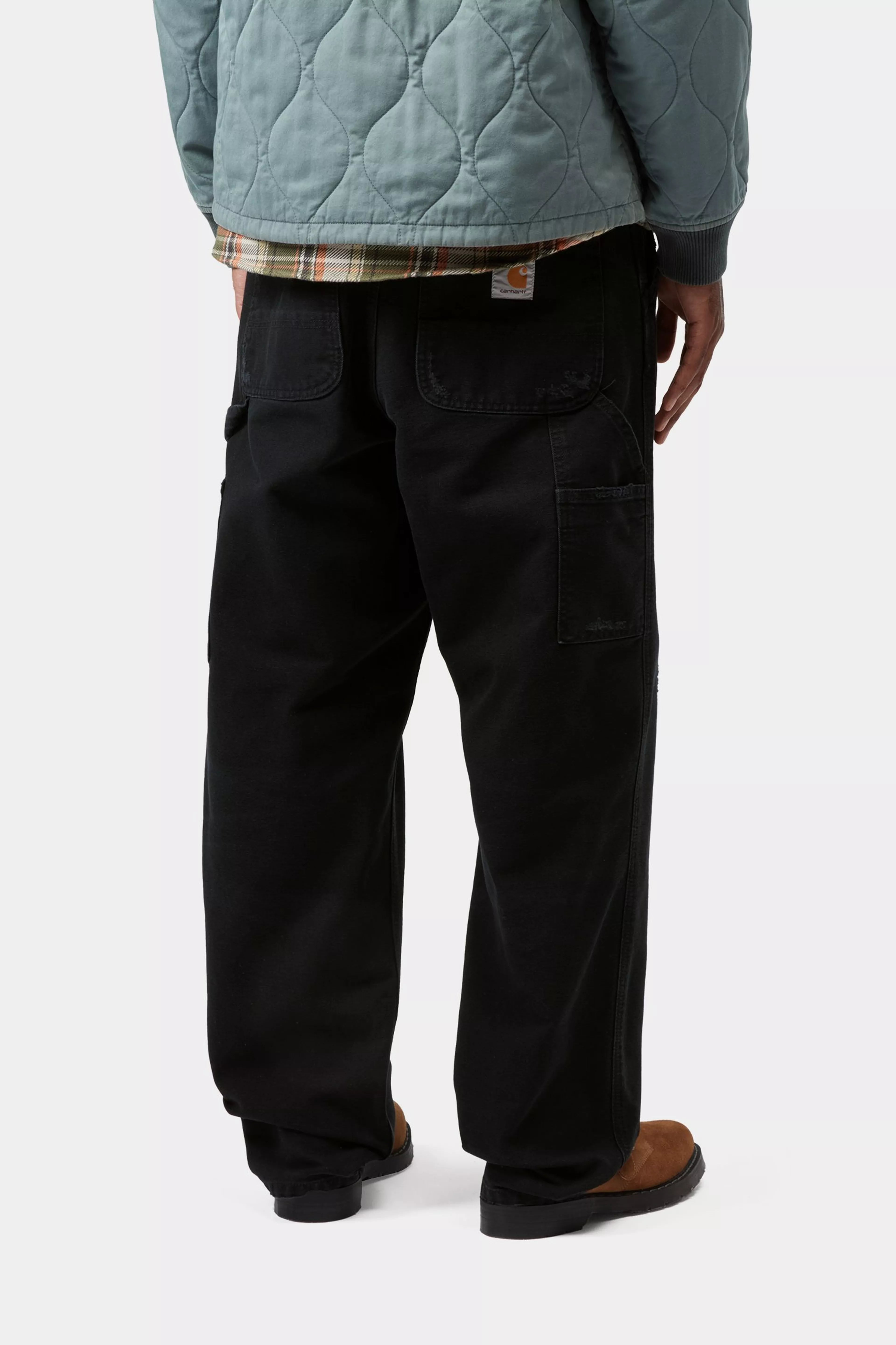 Single Knee Pant - Black (grind wash)