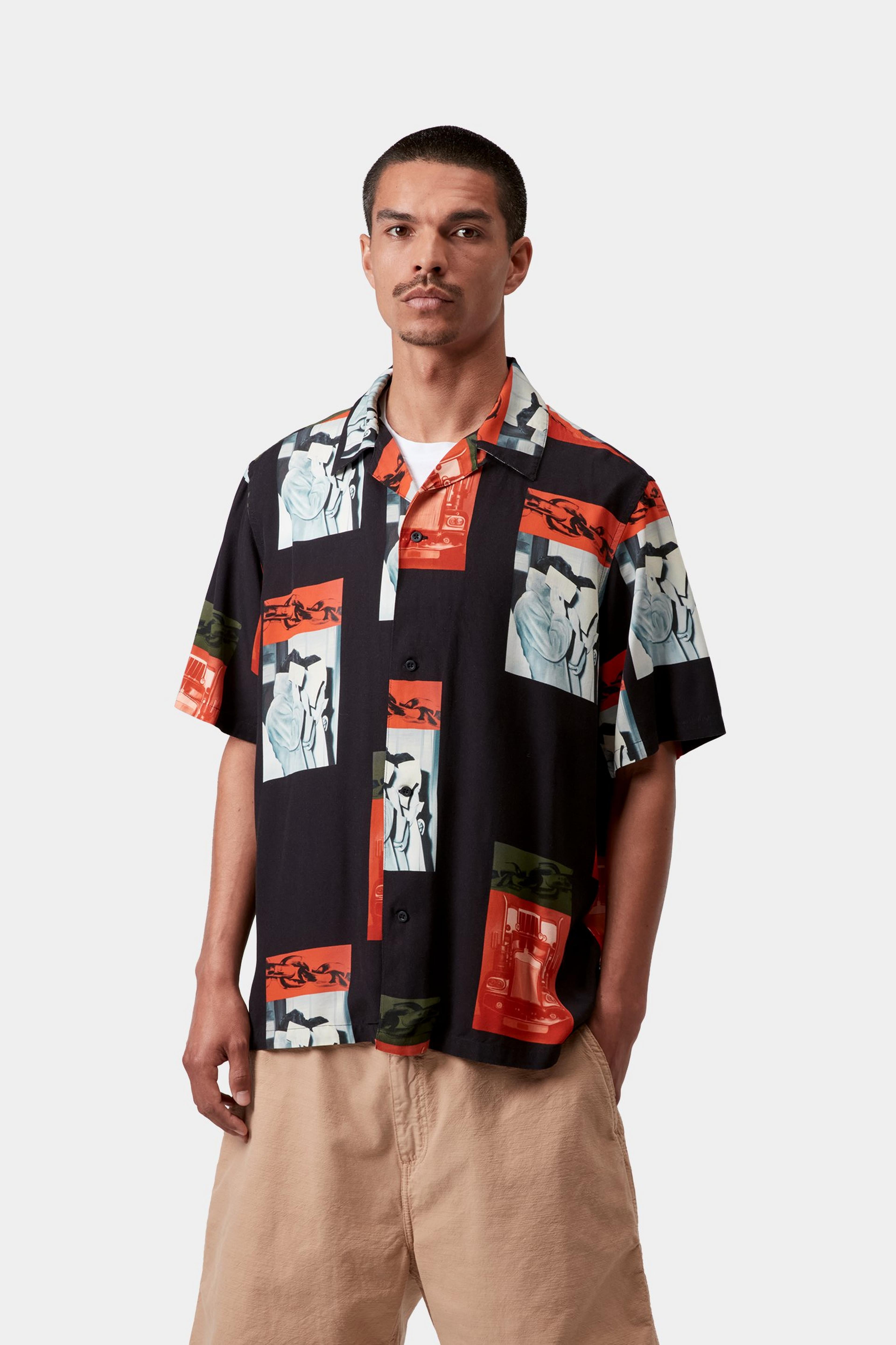 S/S Sean Hamilton Shirt - Sean Hamilton Print, Black