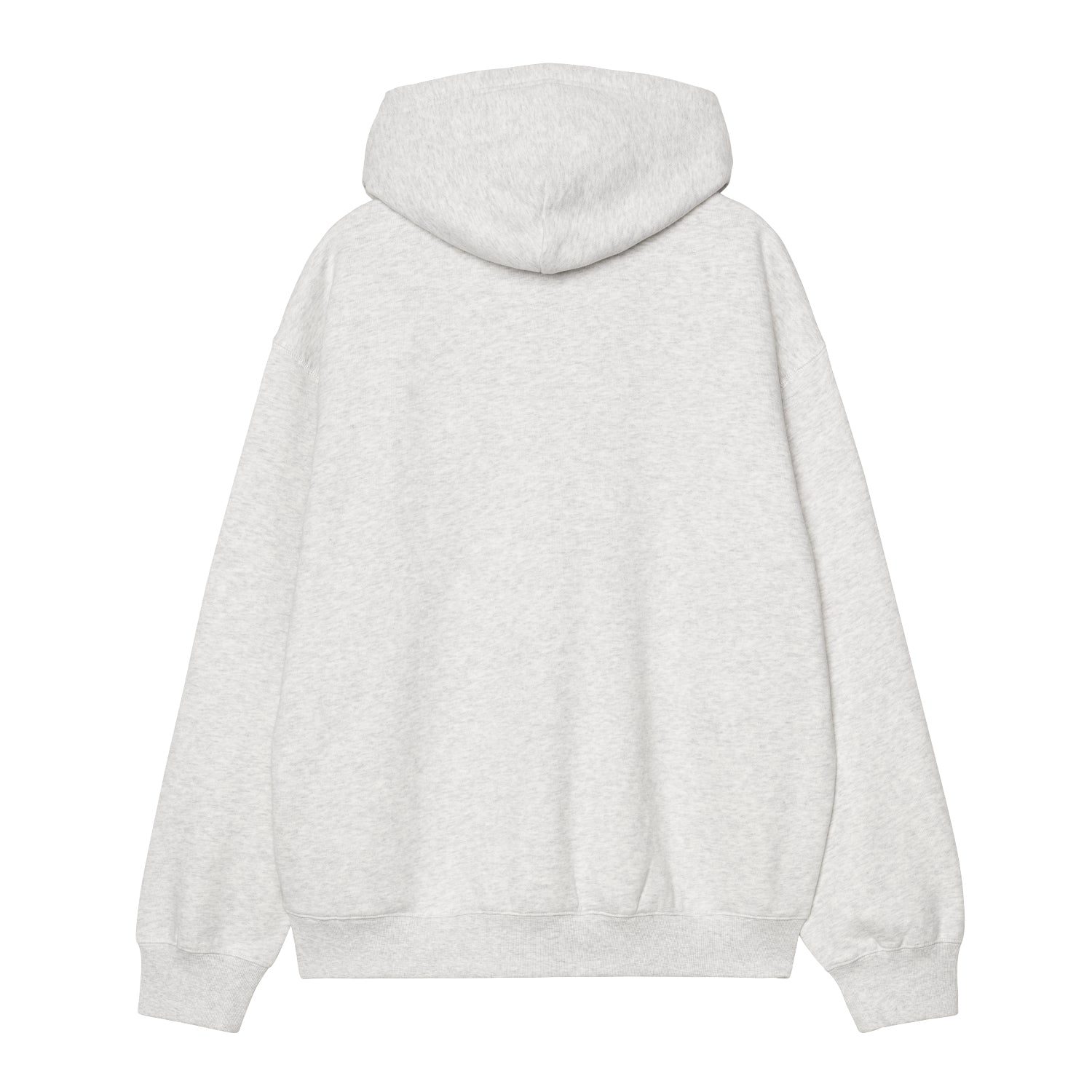 Hooded Wip Label Sweat Jacket - Ash Heather