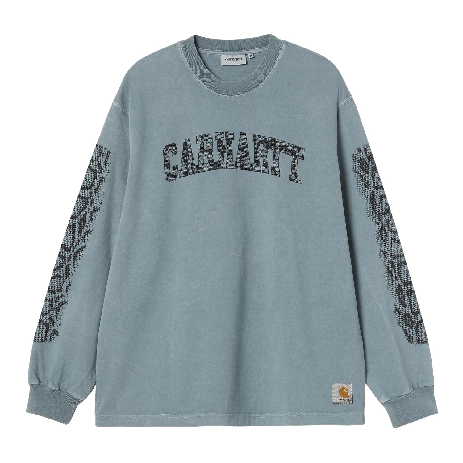 L/S Camo Snake T-Shirt - Velvet Blue (garment dyed)