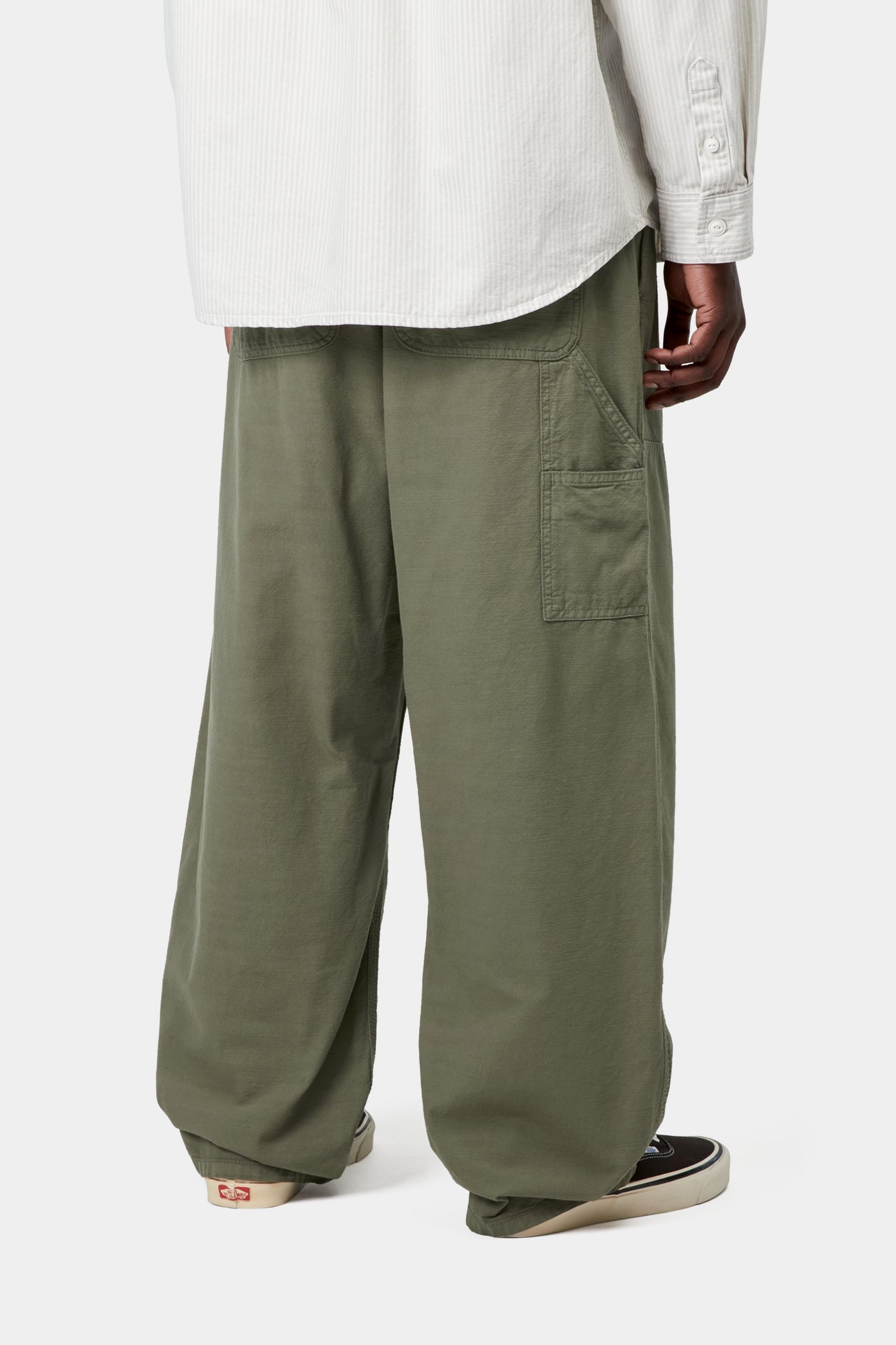 Walter Double Knee Pant - Leaf (garment dyed)