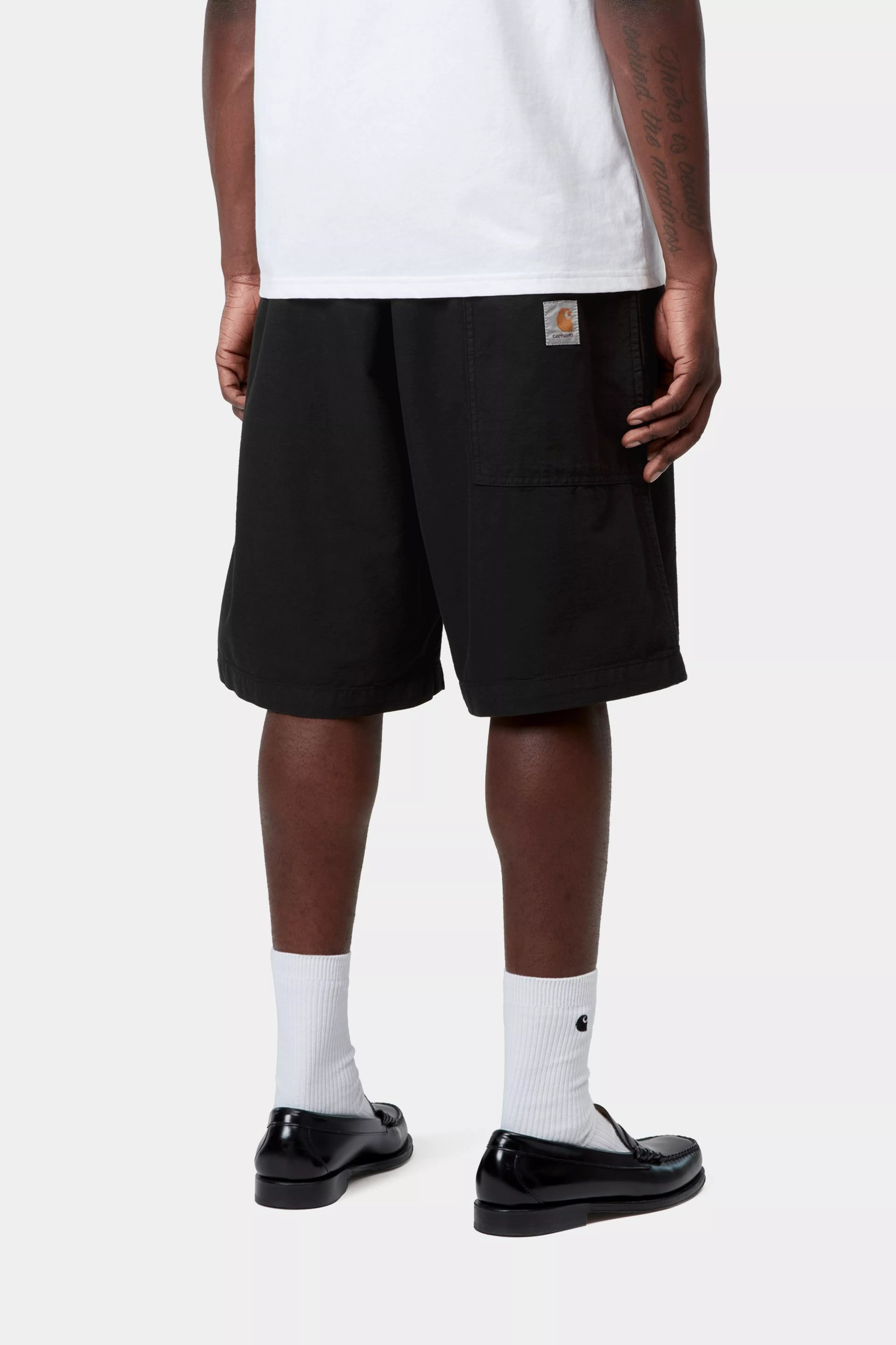Rainer Short - Black (garment dyed)