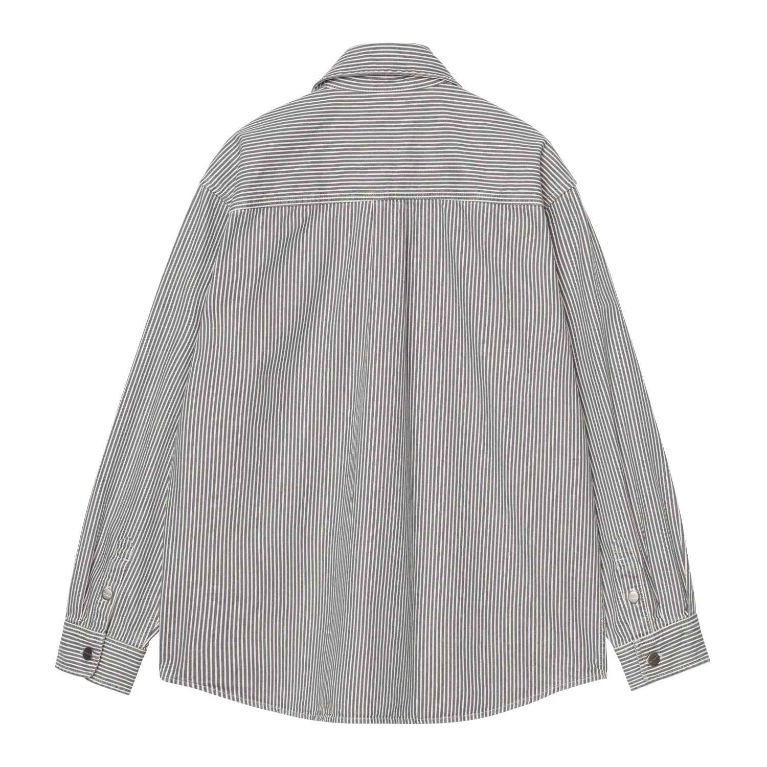 Mercer Shirt Jac - Mercer Stripe, Graphite / Wax, Stone washed