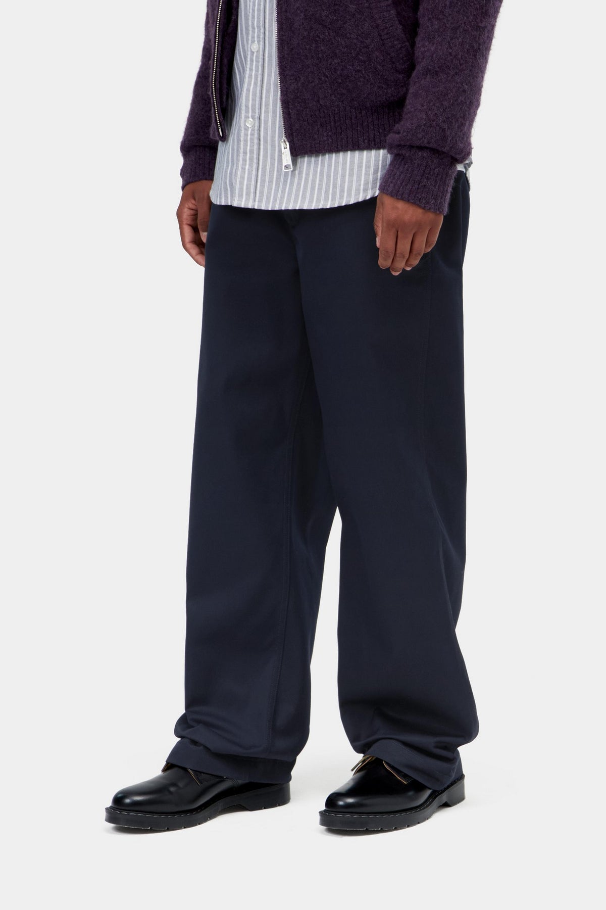 Harold Pant - Dark Navy, rigid