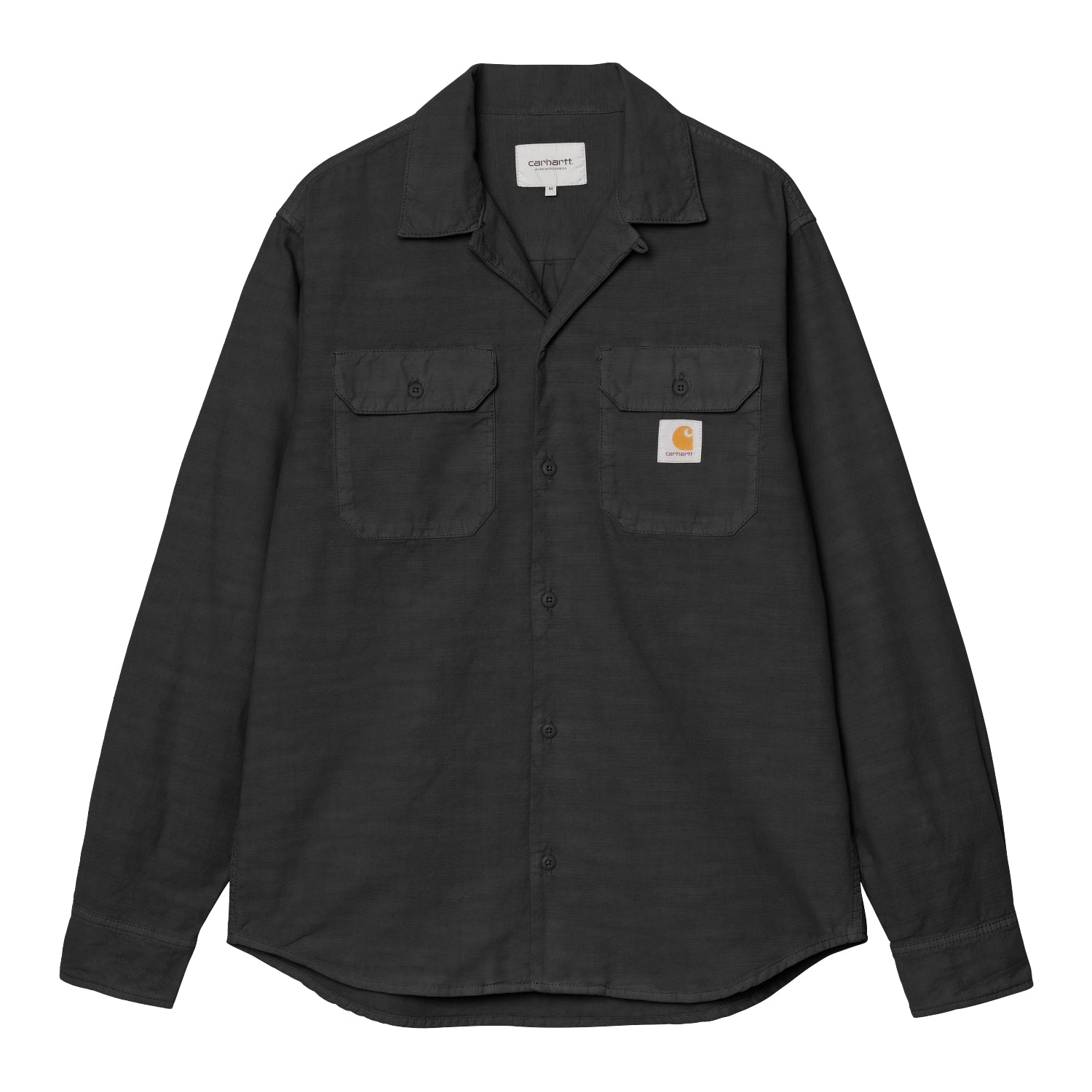 L/S Kelsey Shirt - Black (garment dyed)